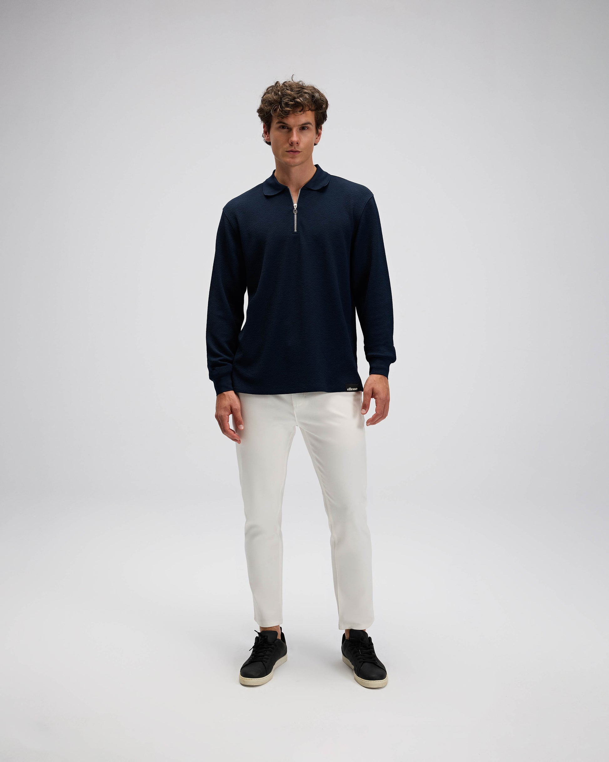 Ellesse Erkek Polo Sweatshirt EM601-NV