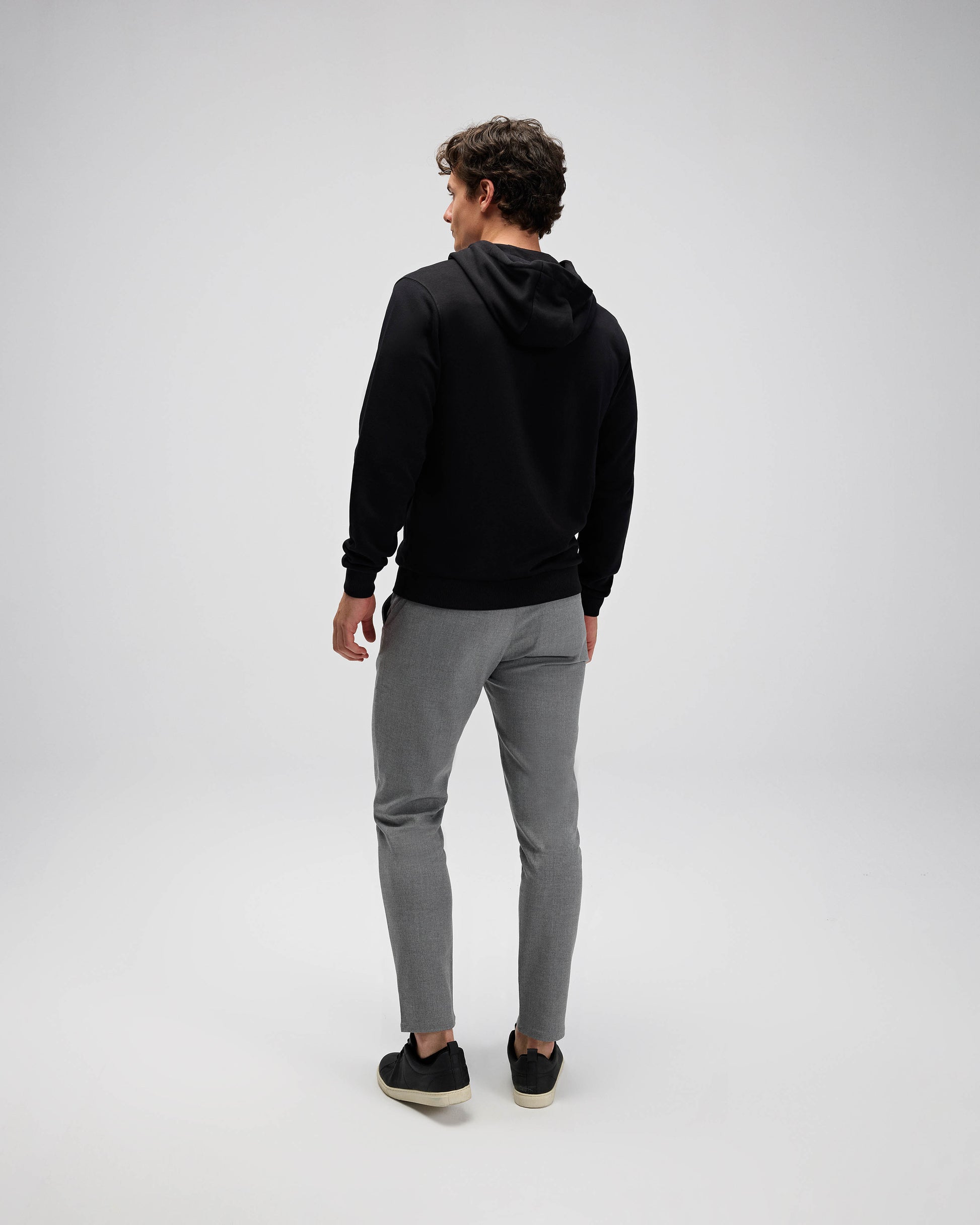 Ellesse Erkek Fermuarlı Kapüşonlu Sweat EM555-BK