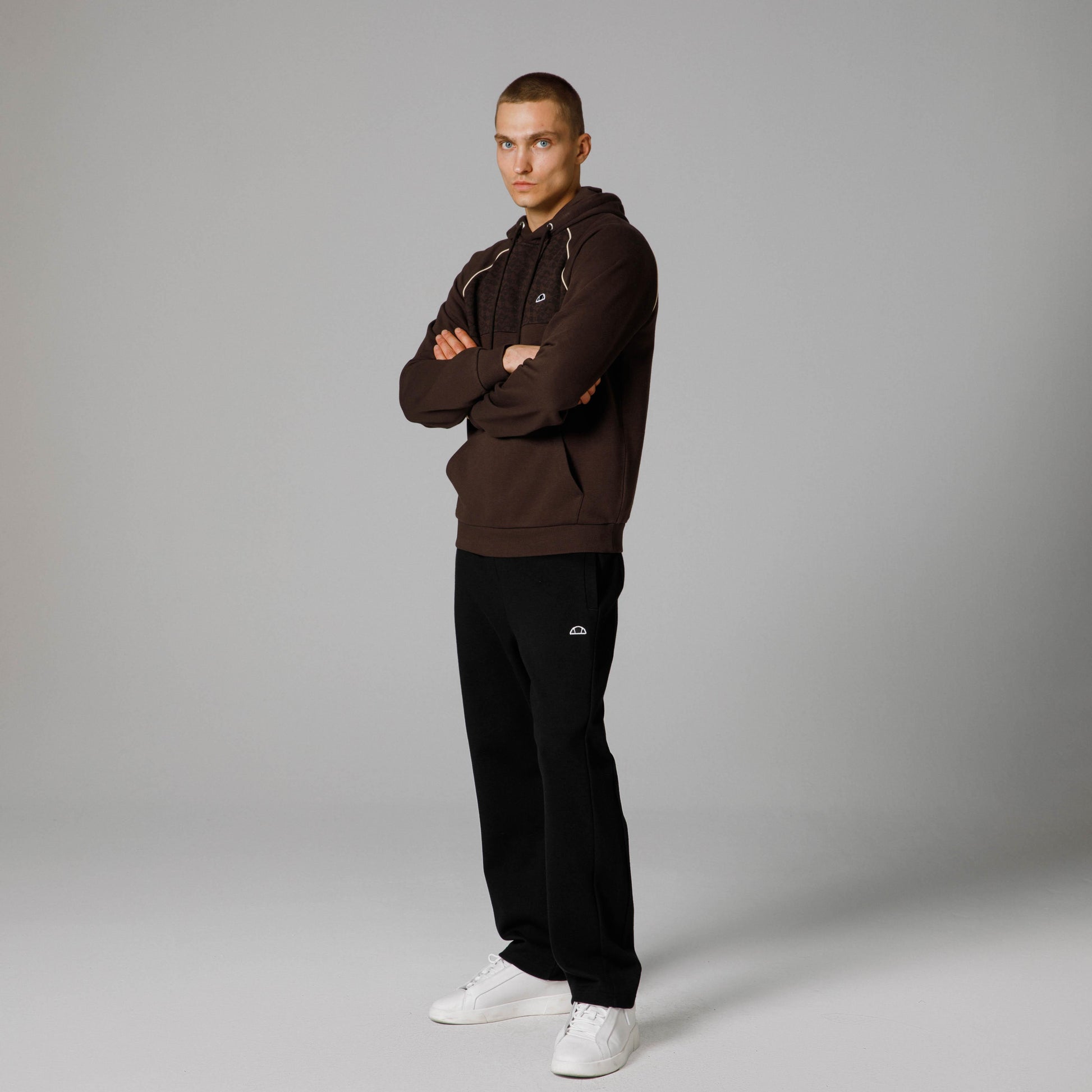 Ellesse Kapüşonlu Erkek Sweat EM225-BR