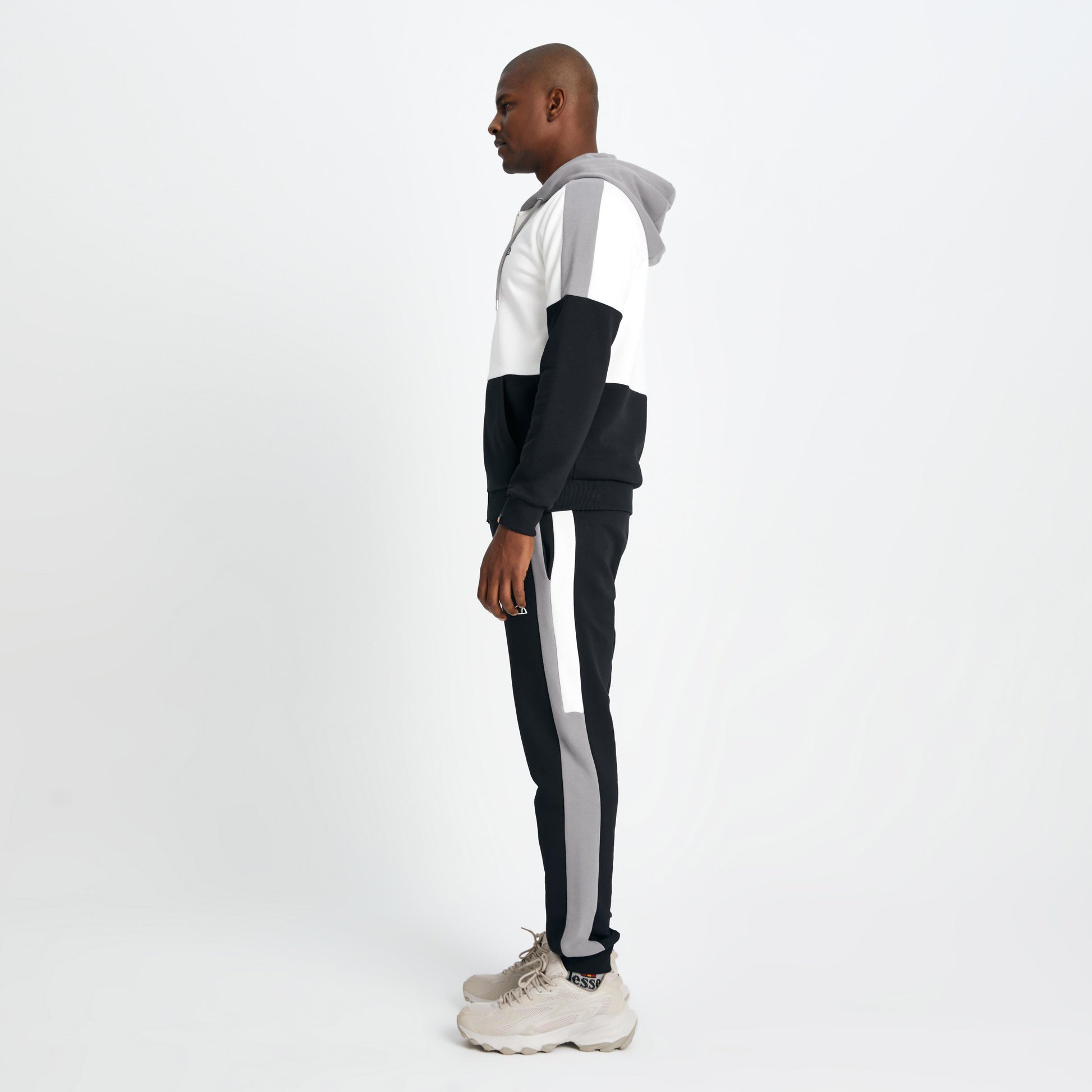 Ellesse Erkek Fermuarlı Sweat EM121-BK