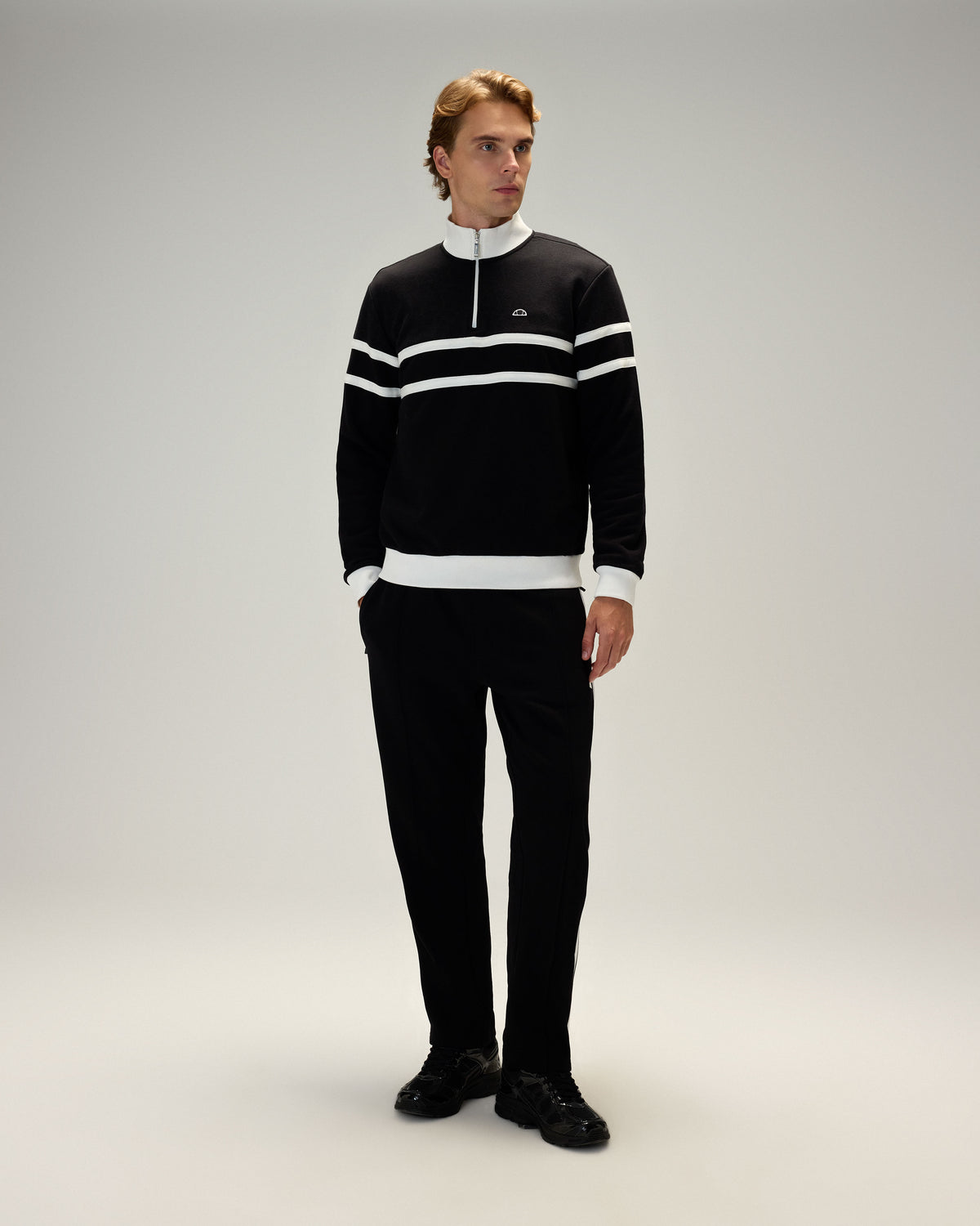 Ellesse Yarım Fermuarlı Erkek Sweatshirt 5wm1619-Bk