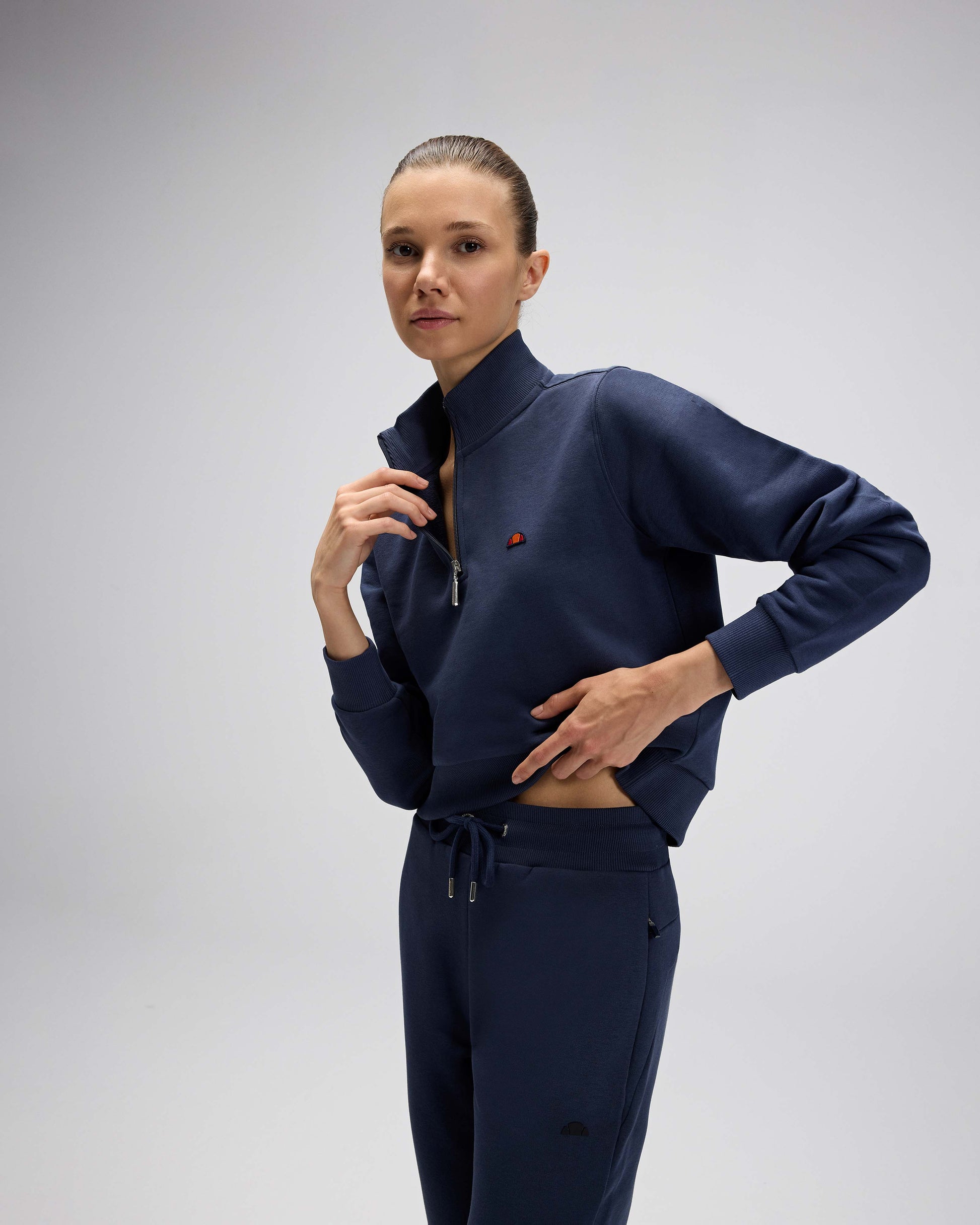 Ellesse Kadın Yarım Fermuarlı Sweat EF557-NV