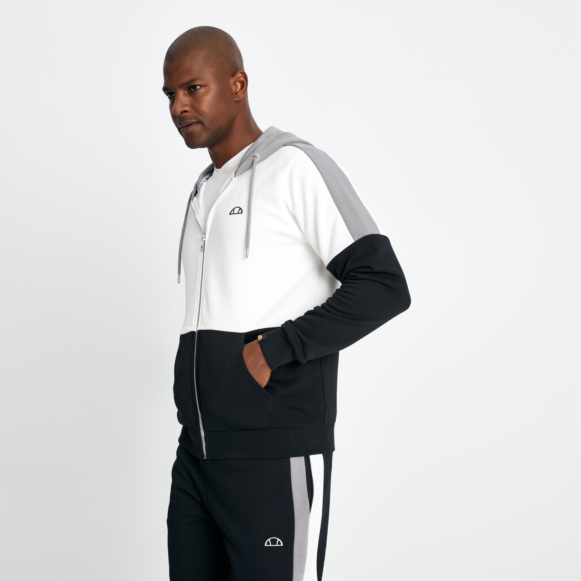 Ellesse Erkek Fermuarlı Sweat EM121-BK