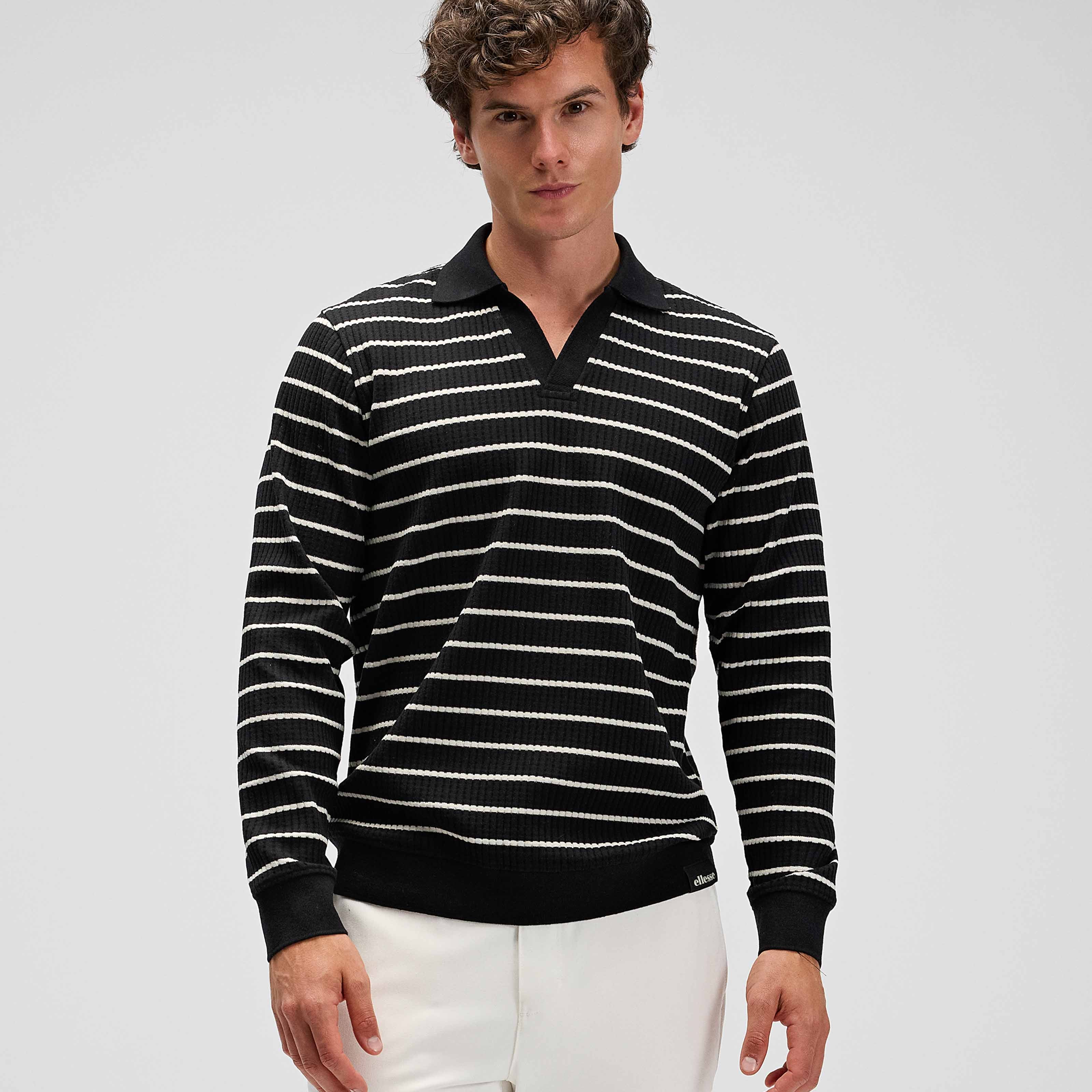 Ellesse Erkek Polo Sweatshirt EM594-BK