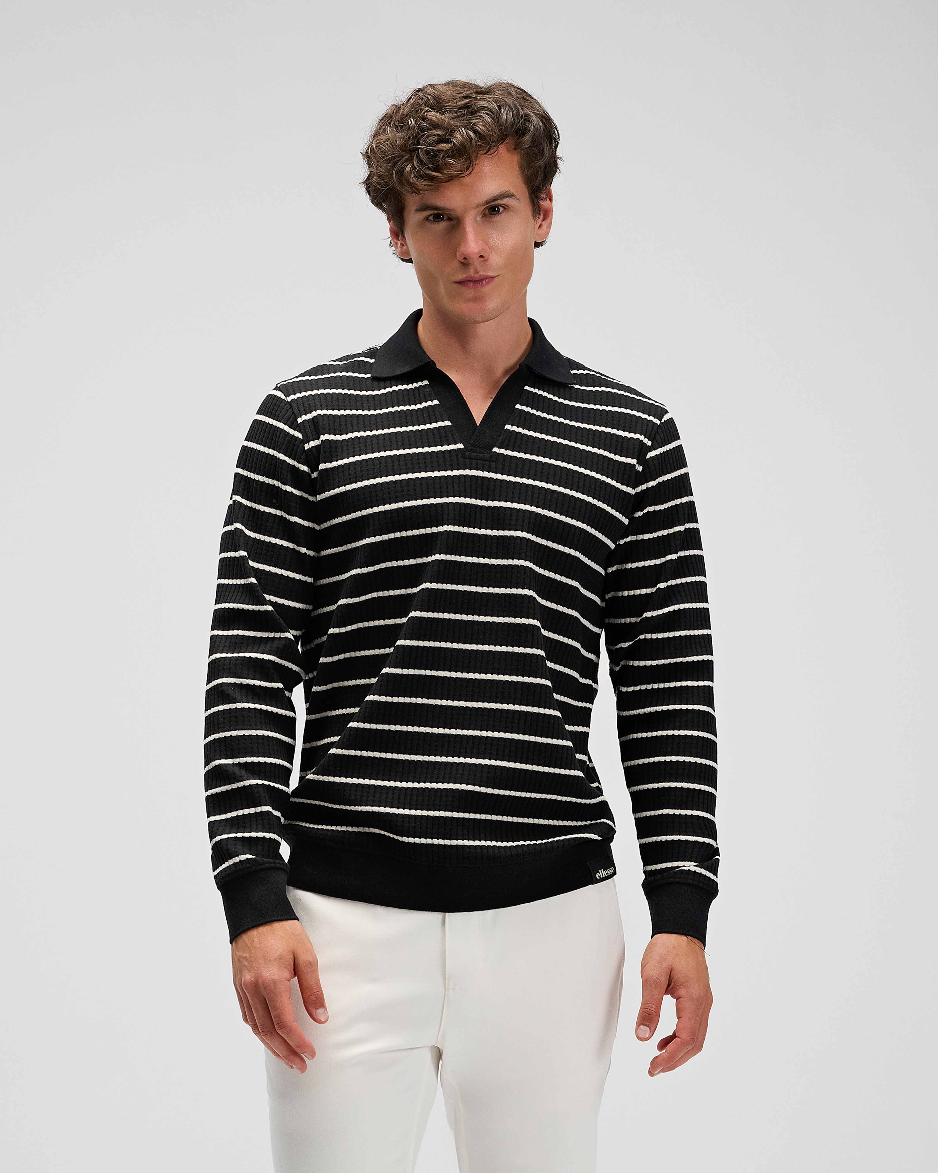 Ellesse Erkek Polo Sweatshirt EM594-BK