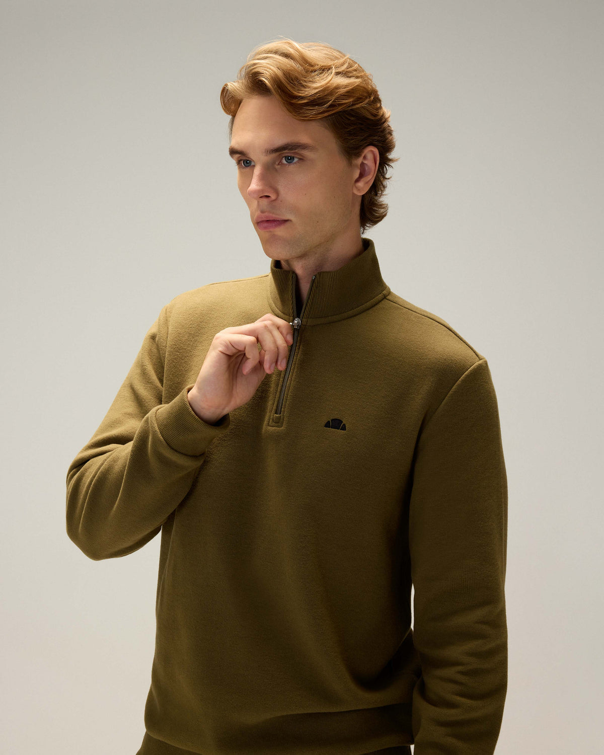 Ellesse Yarım Fermuarlı Erkek Sweatshirt 5WM1603-KH