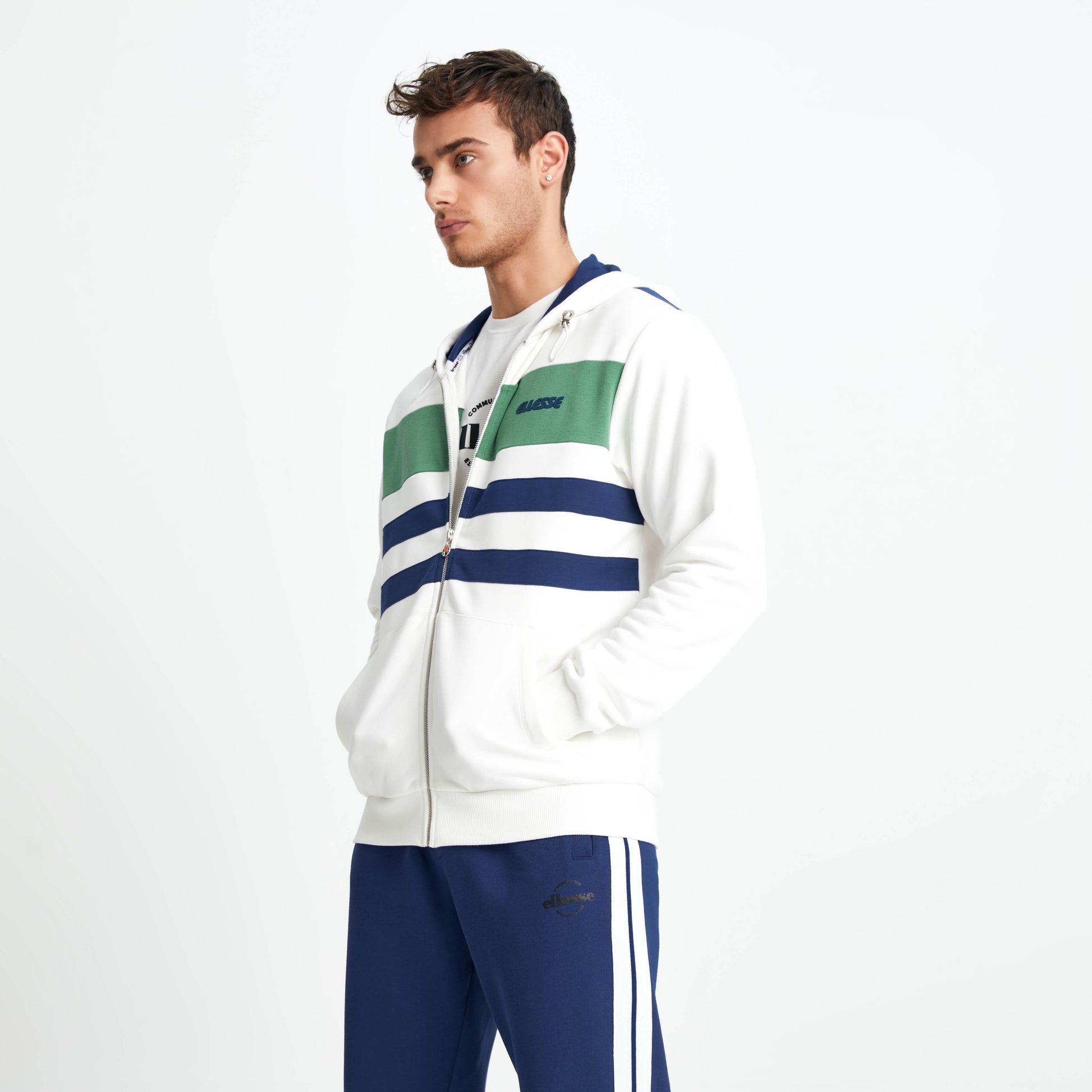 Ellesse Erkek Fermuarlı Sweat EM154-OF