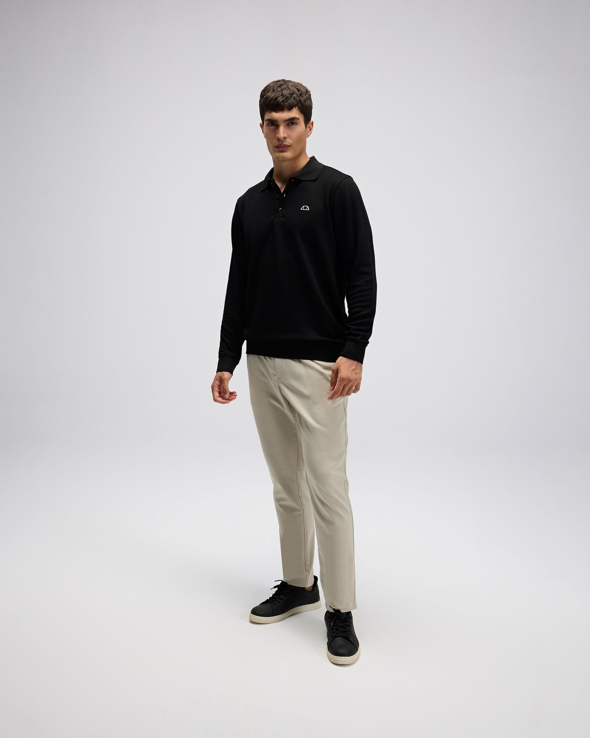 Ellesse Erkek Polo Sweatshirt EM607-BK