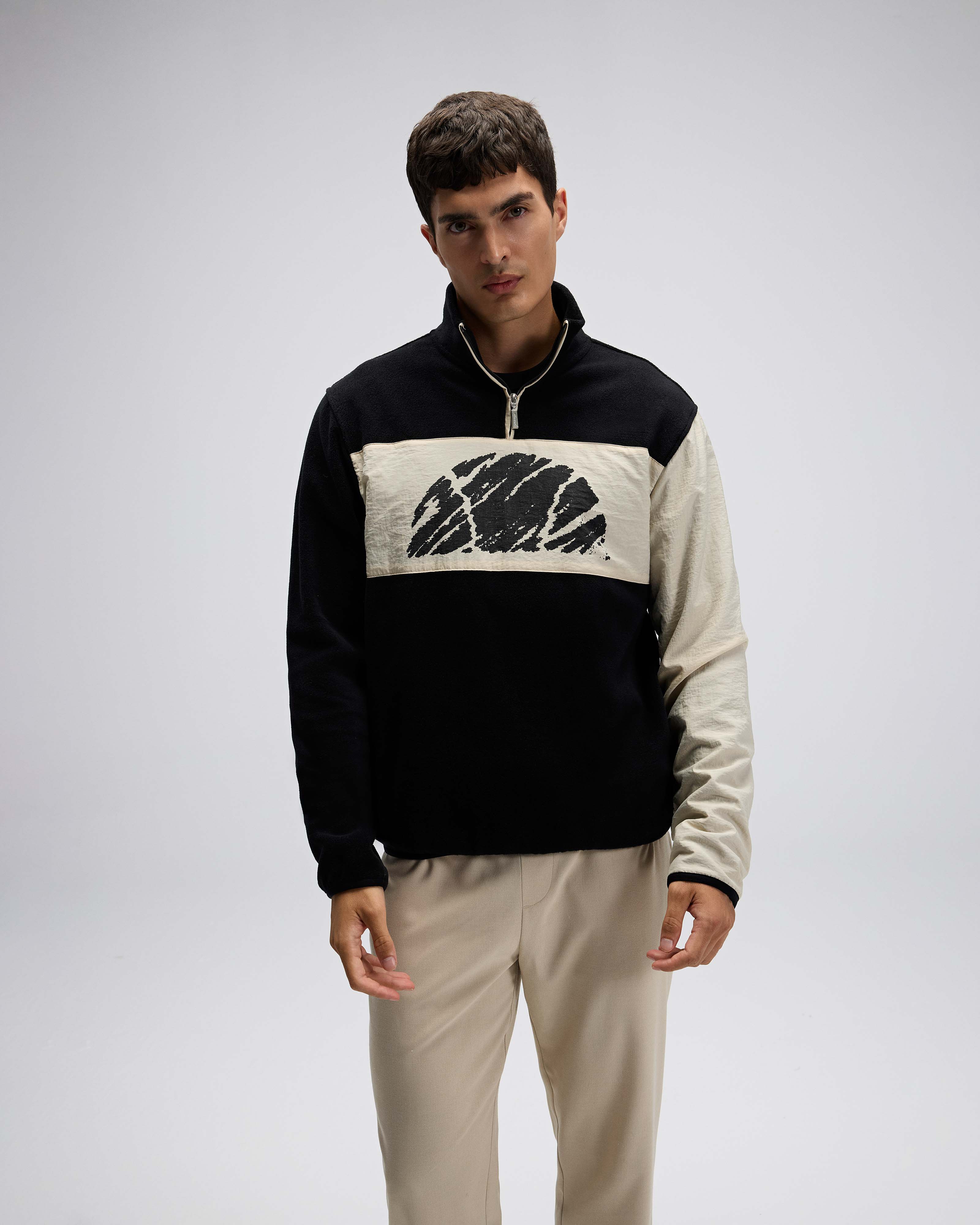 Ellesse Erkek Yarım Fermuarlı Sweat EM519-BK