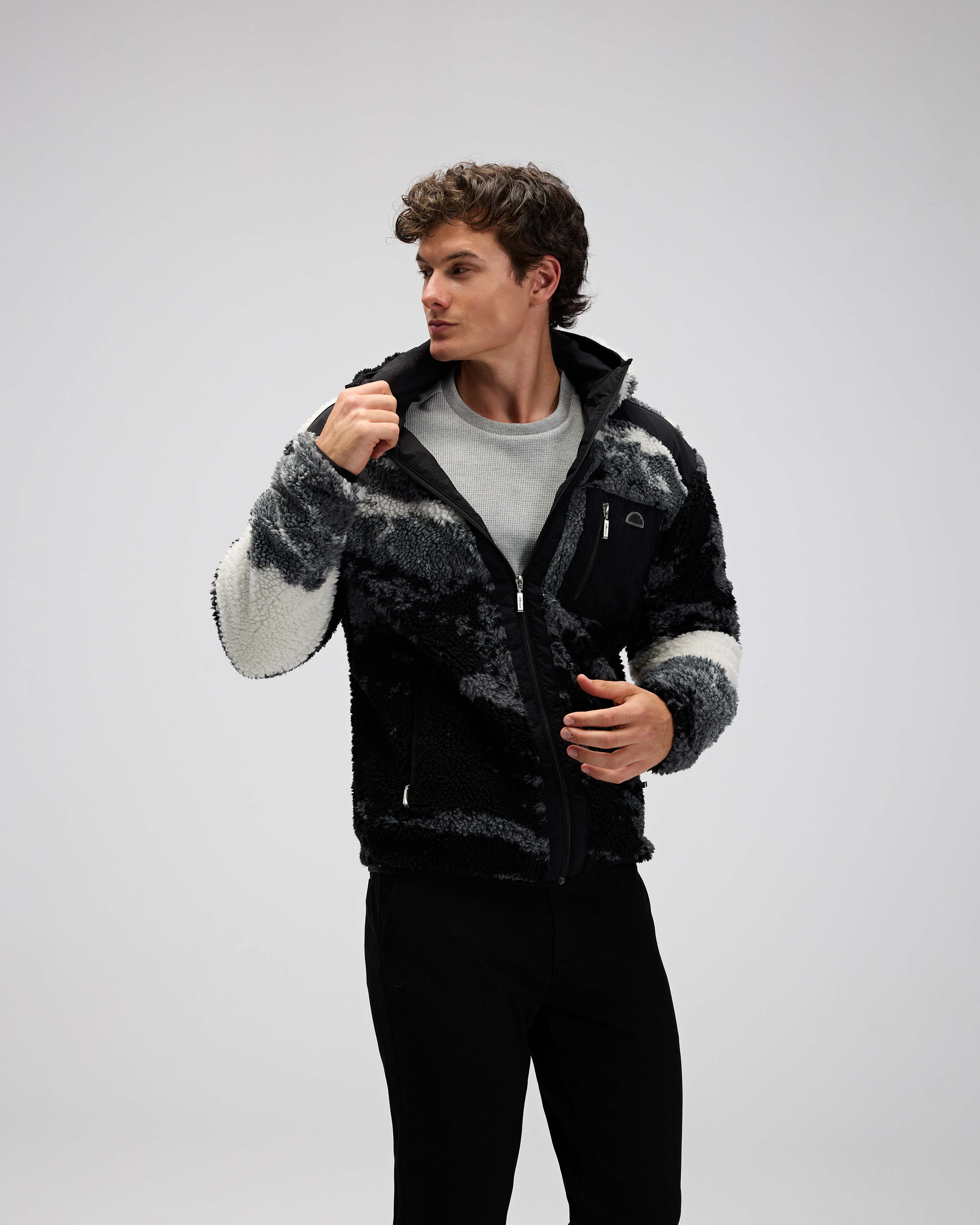 Ellesse Erkek Fermuarlı Kapüşonlu Sweat EM516-GI