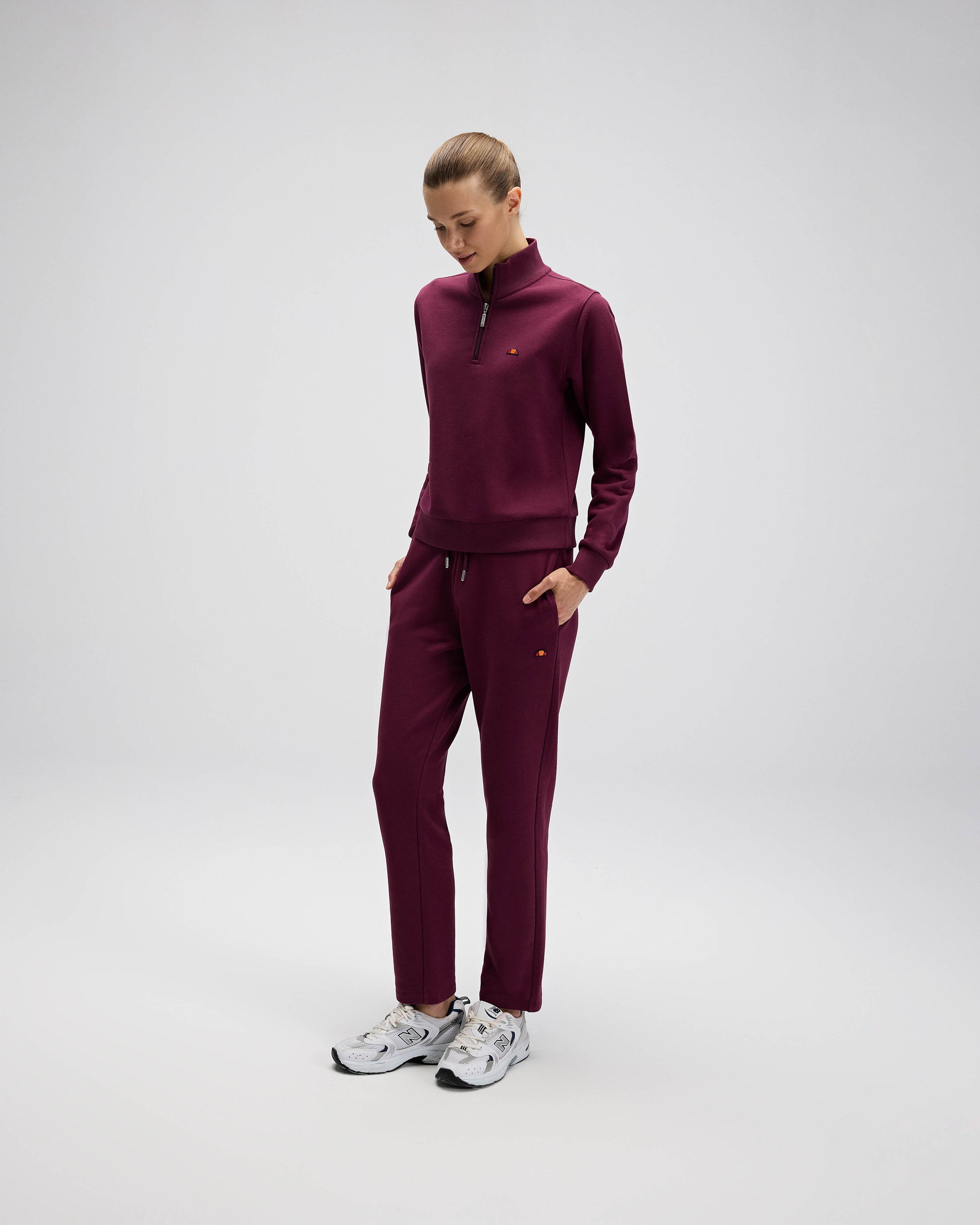 Ellesse Kadın Yarım Fermuarlı Sweat EF557-BRD