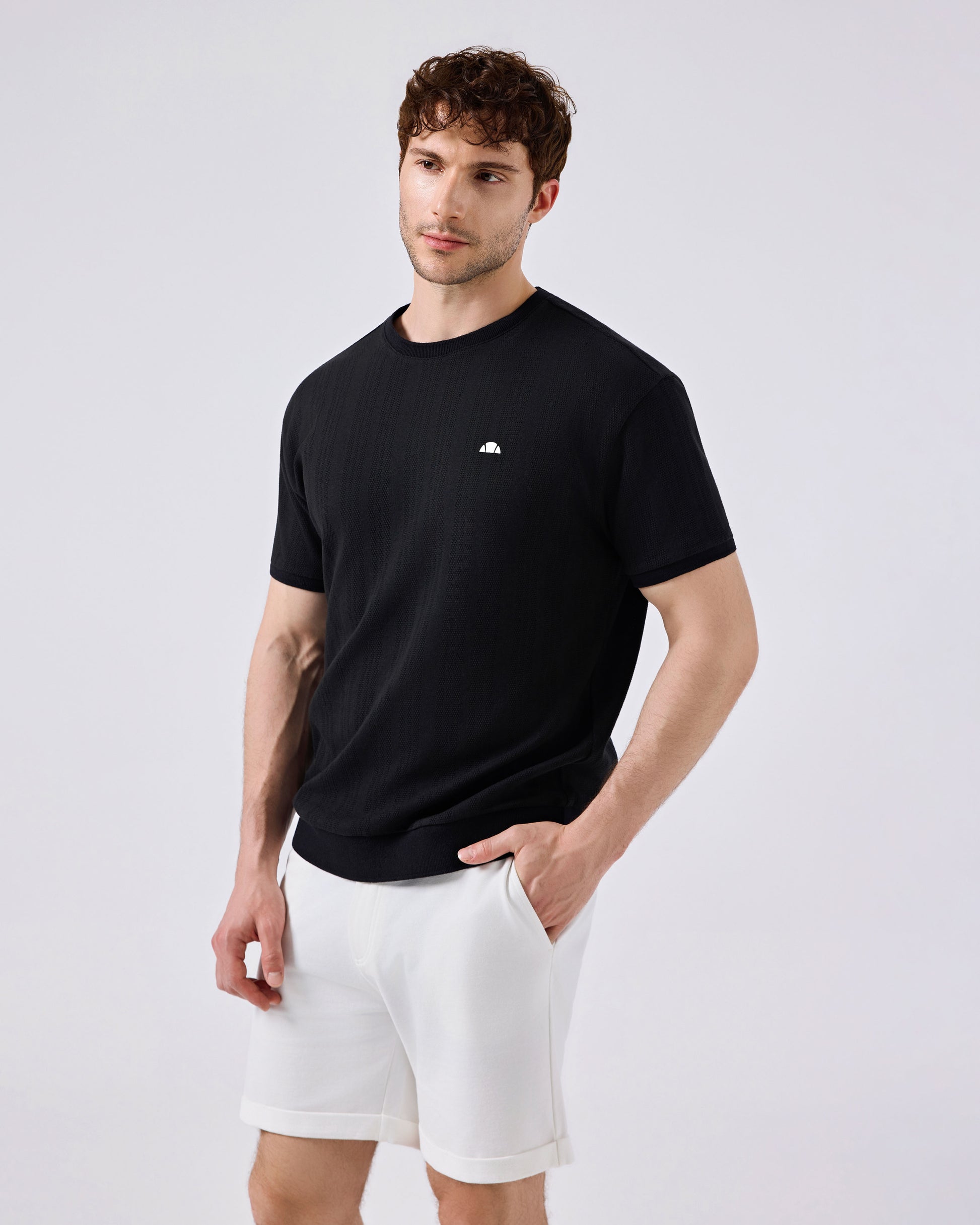 Ellesse Erkek Triko Tişört 6SM5057-BK