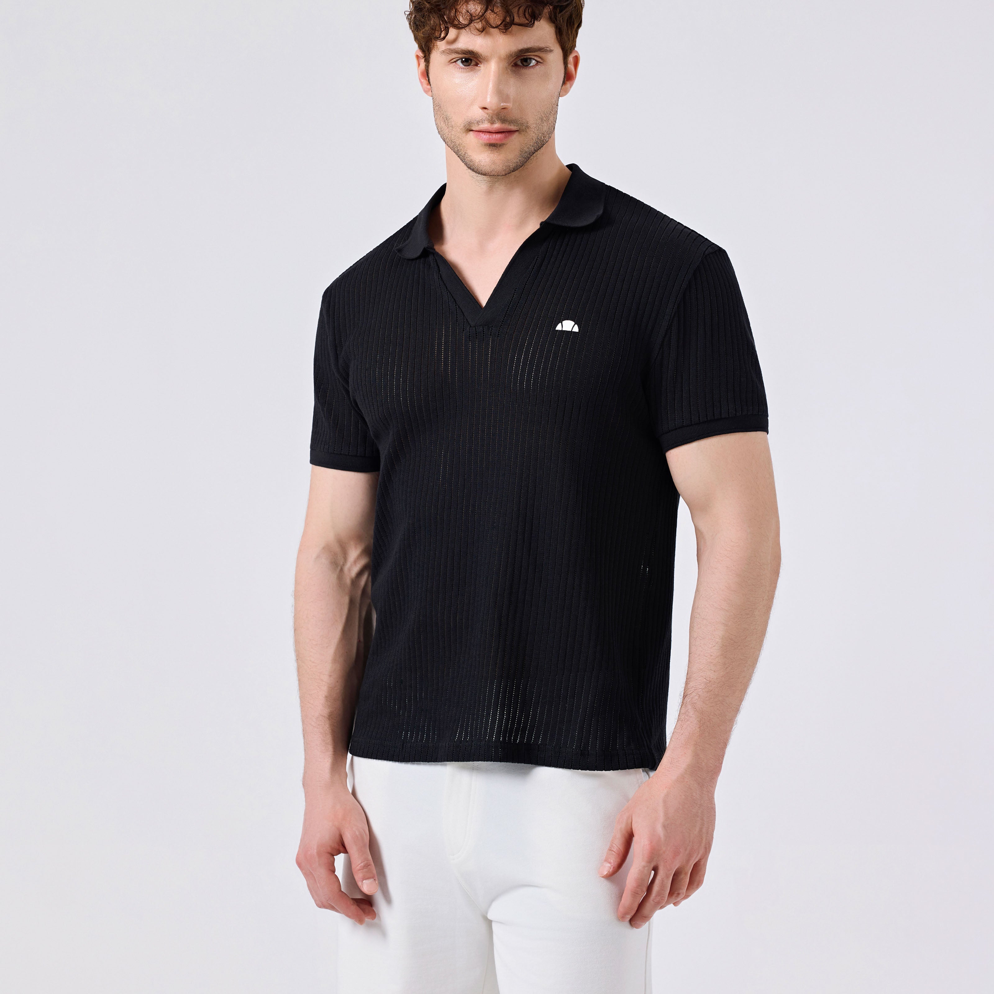 Ellesse Polo Yaka Erkek Tişört 6SM5047-BK
