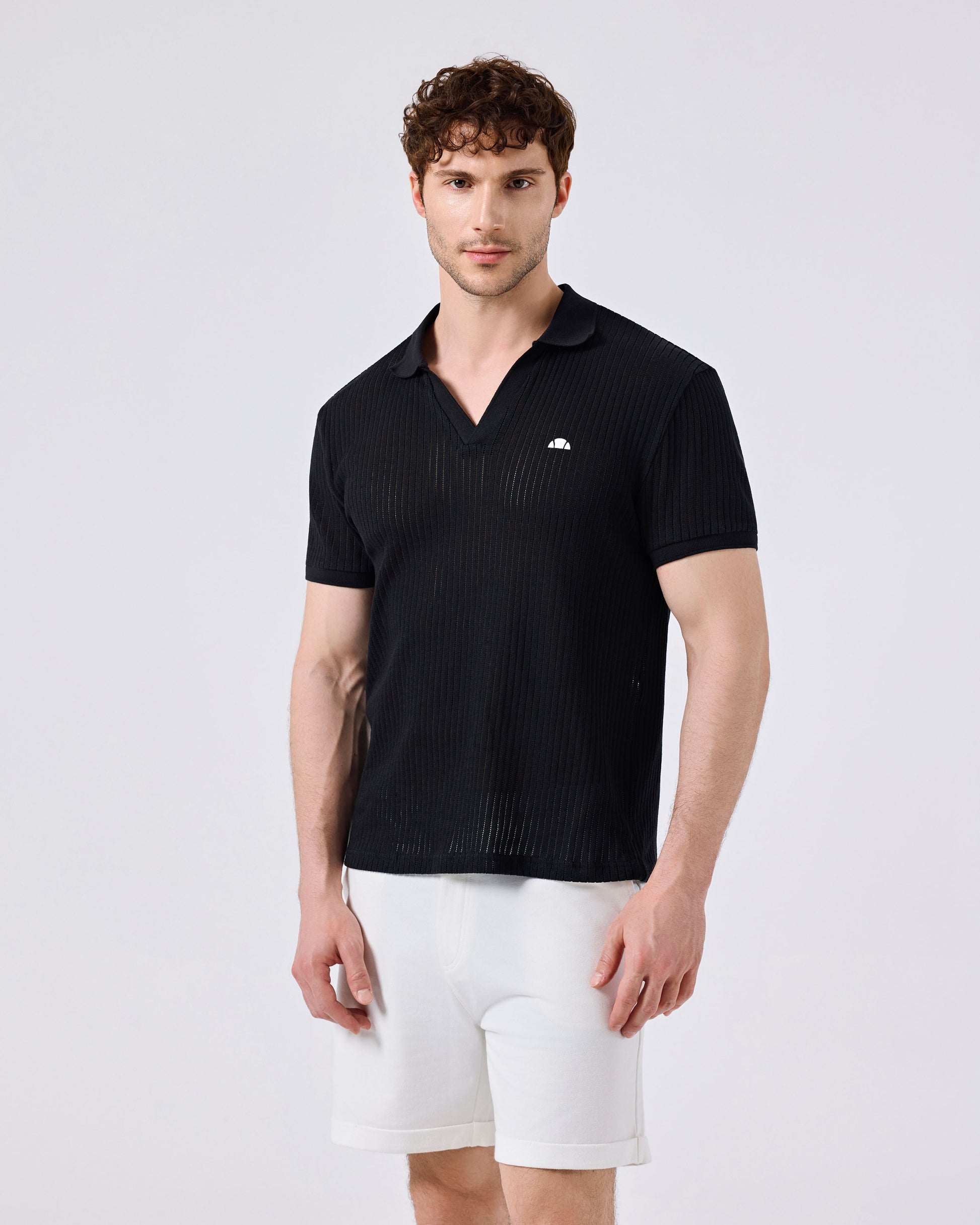 Ellesse Polo Yaka Erkek Tişört 6SM5047-BK