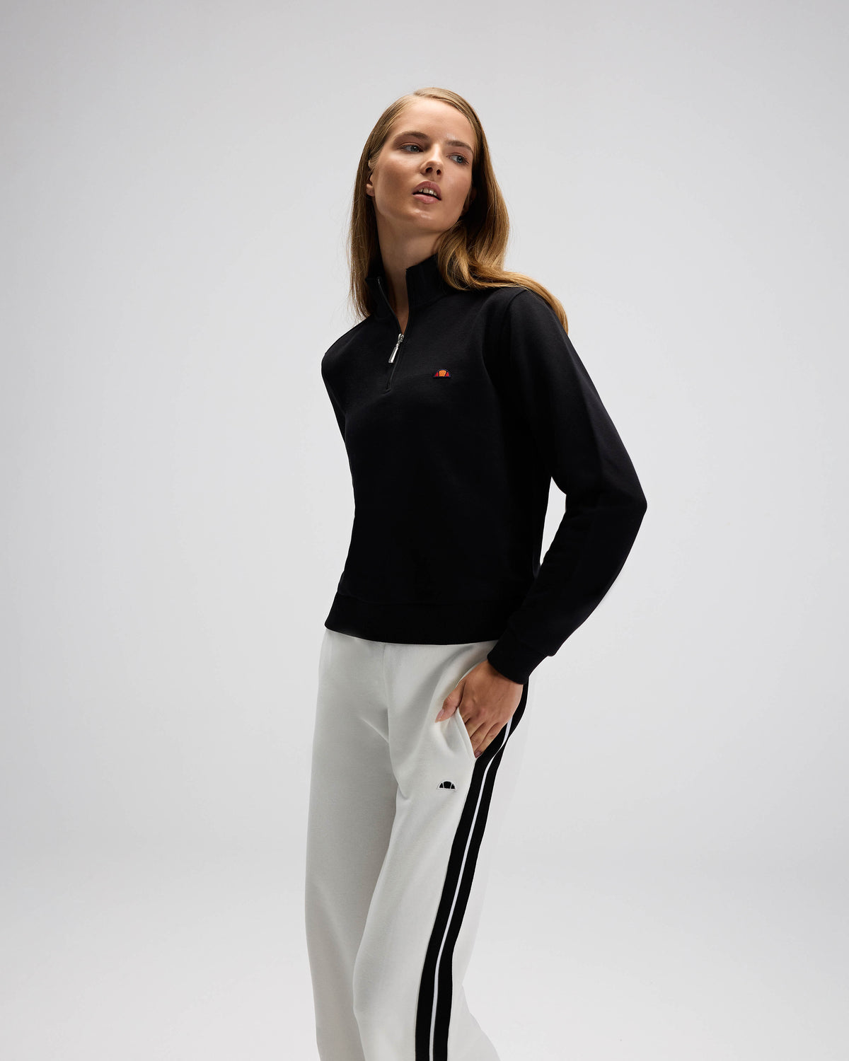 Ellesse Yarım Fermuarlı Kadın Sweatshirt 5WF3557-BK