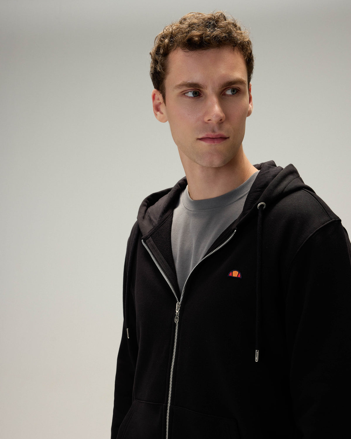 Ellesse Fermuarlı Kapüşonlu Sweatshirt 5WM2581-BK