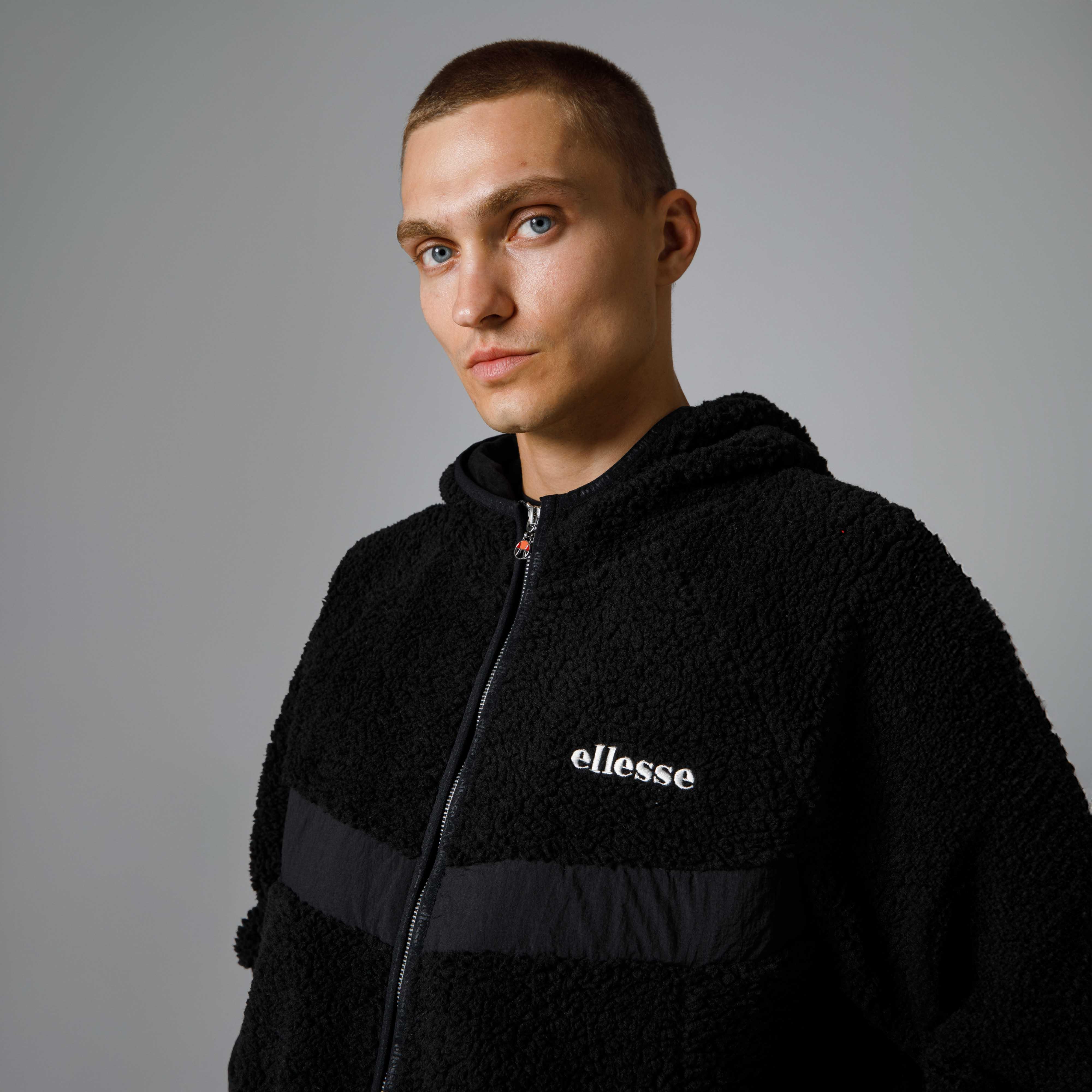 Ellesse Fermuarlı Kapüşonlu Erkek Mont EM203-BK – ellesse