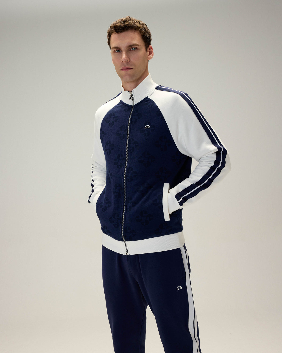 Ellesse Fermuarlı Erkek Sweatshirt 5wm1357-Nv