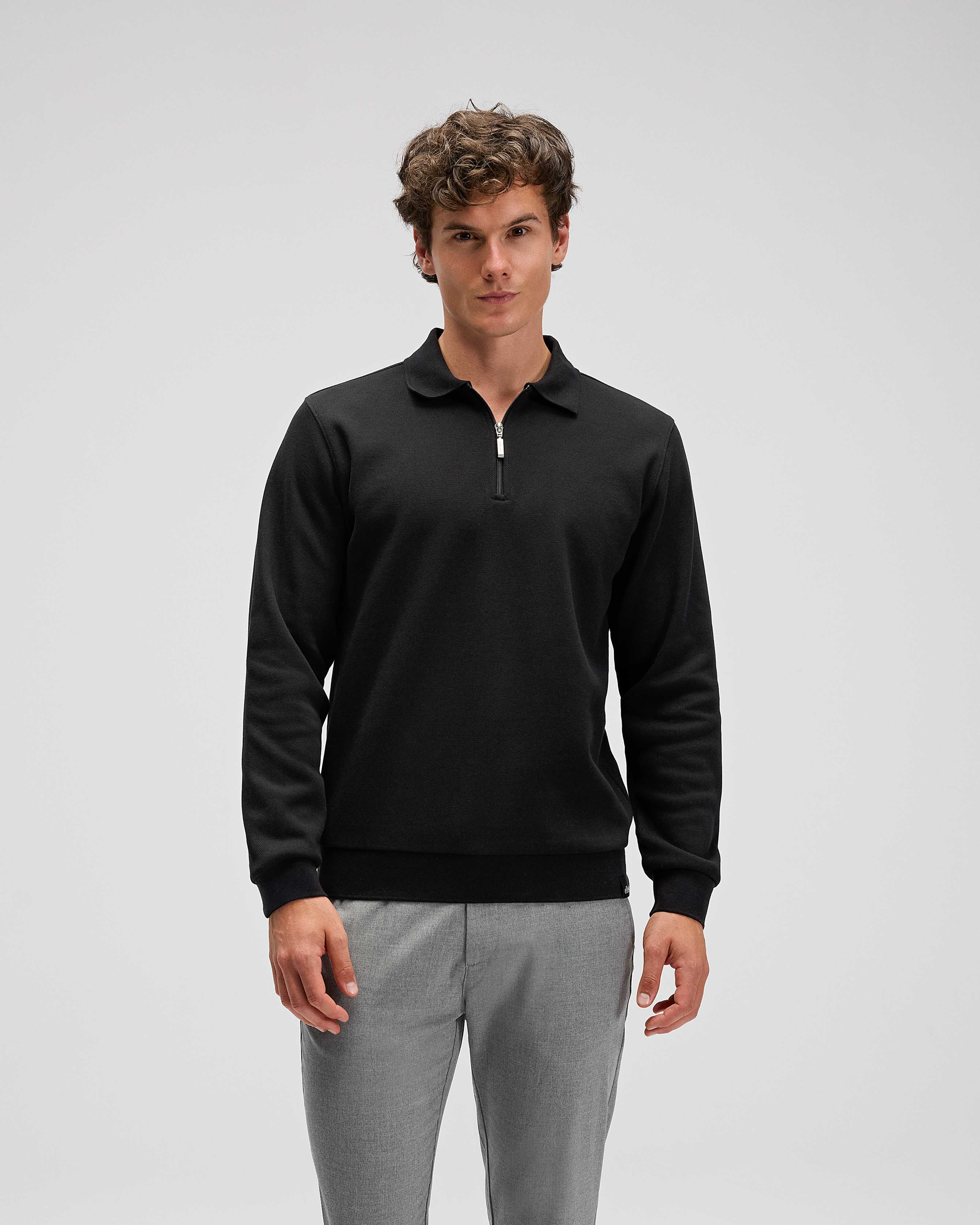 Ellesse Erkek Polo Sweatshirt EM602-BK