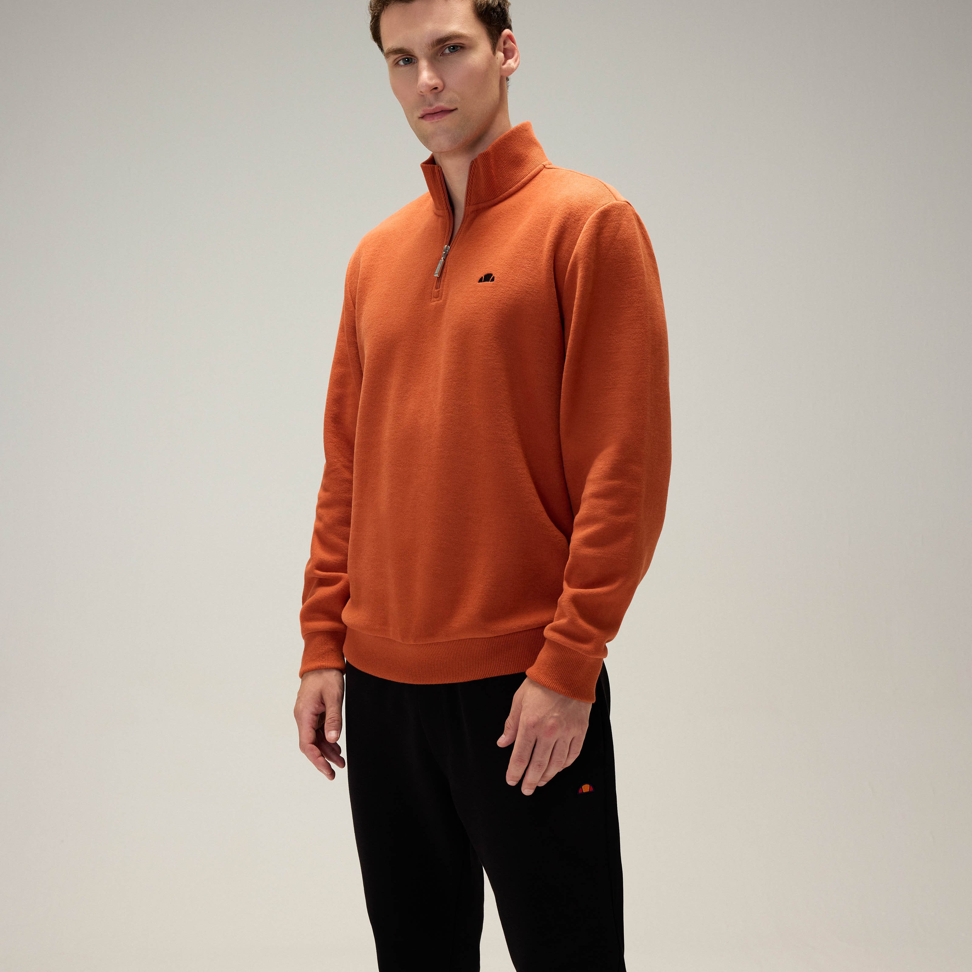 Ellesse Yarım Fermuarlı Erkek Sweatshirt 5WM1603-BR