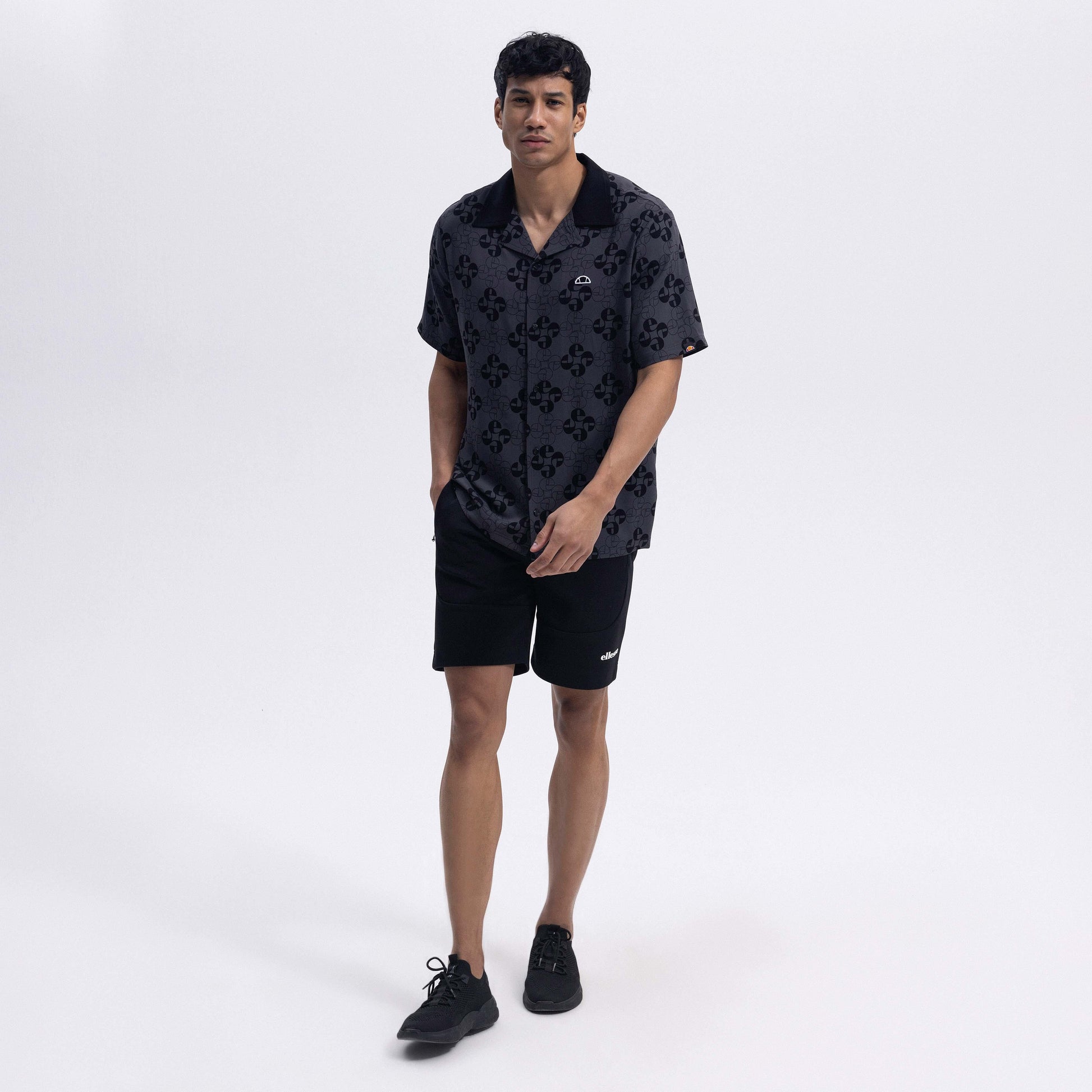 Ellesse Oversize Erkek Gömlek EM472-BK