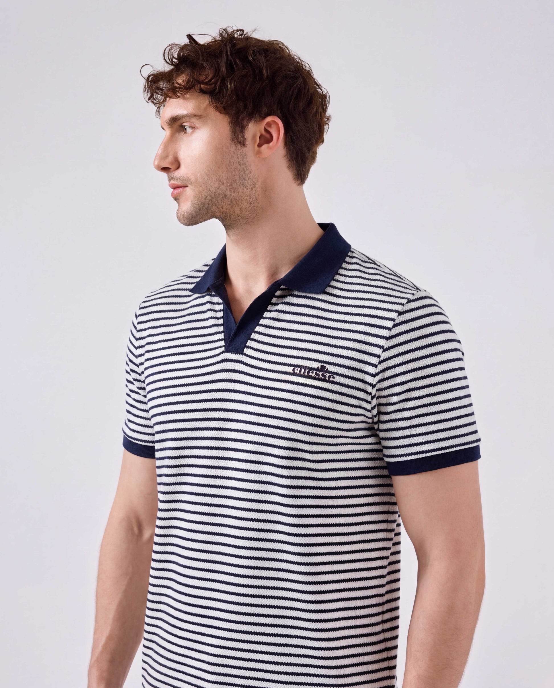 Ellesse Polo Yaka Erkek Tişört 6SM5019-NV