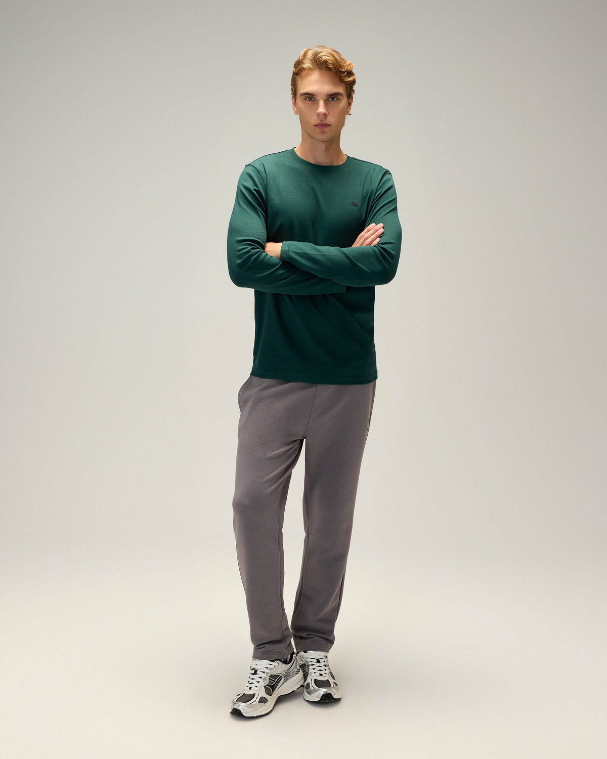 Ellesse Erkek Uzun Kollu Tişört 6WM5066-GRN