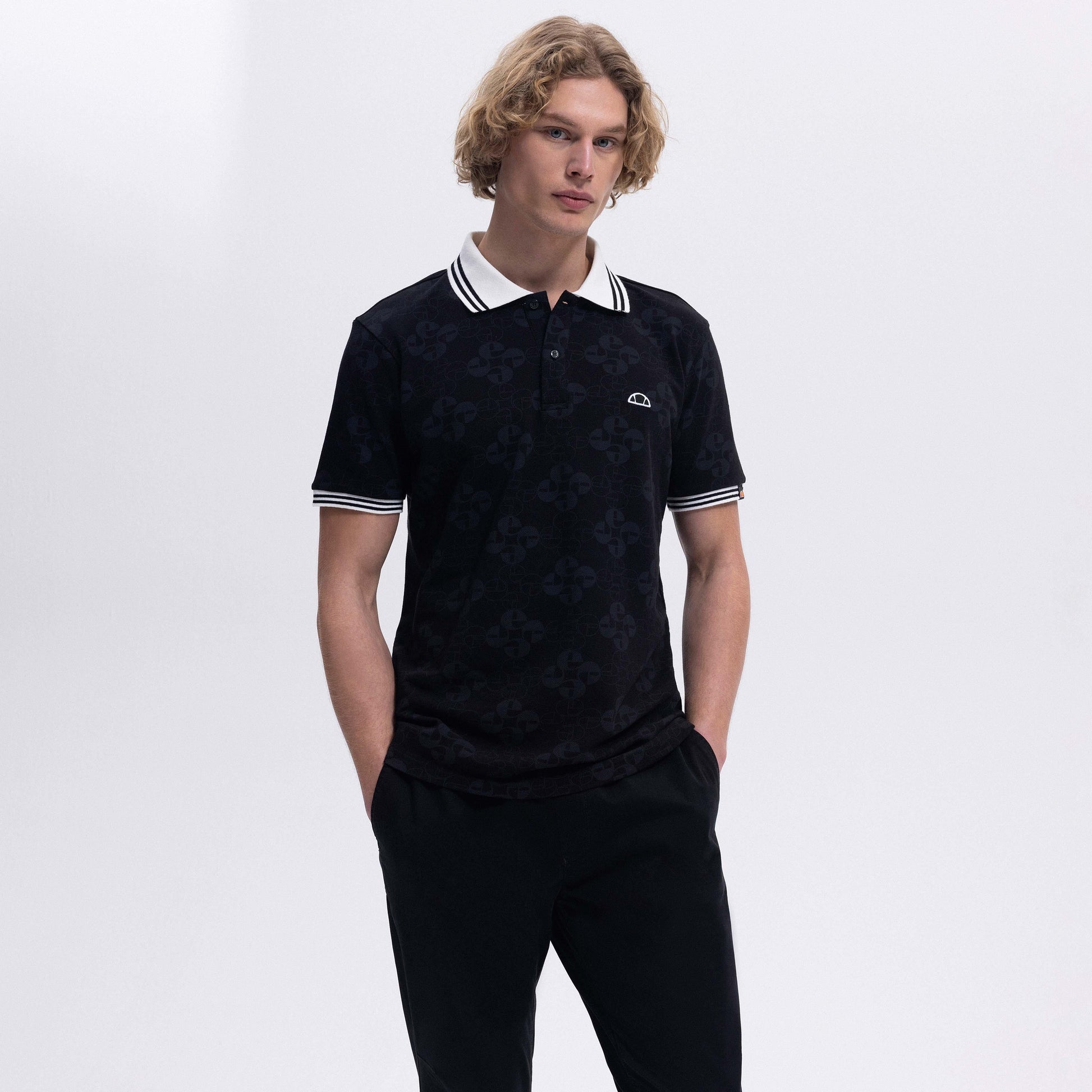Ellesse Erkek Polo Yaka Tişört EM381-BK