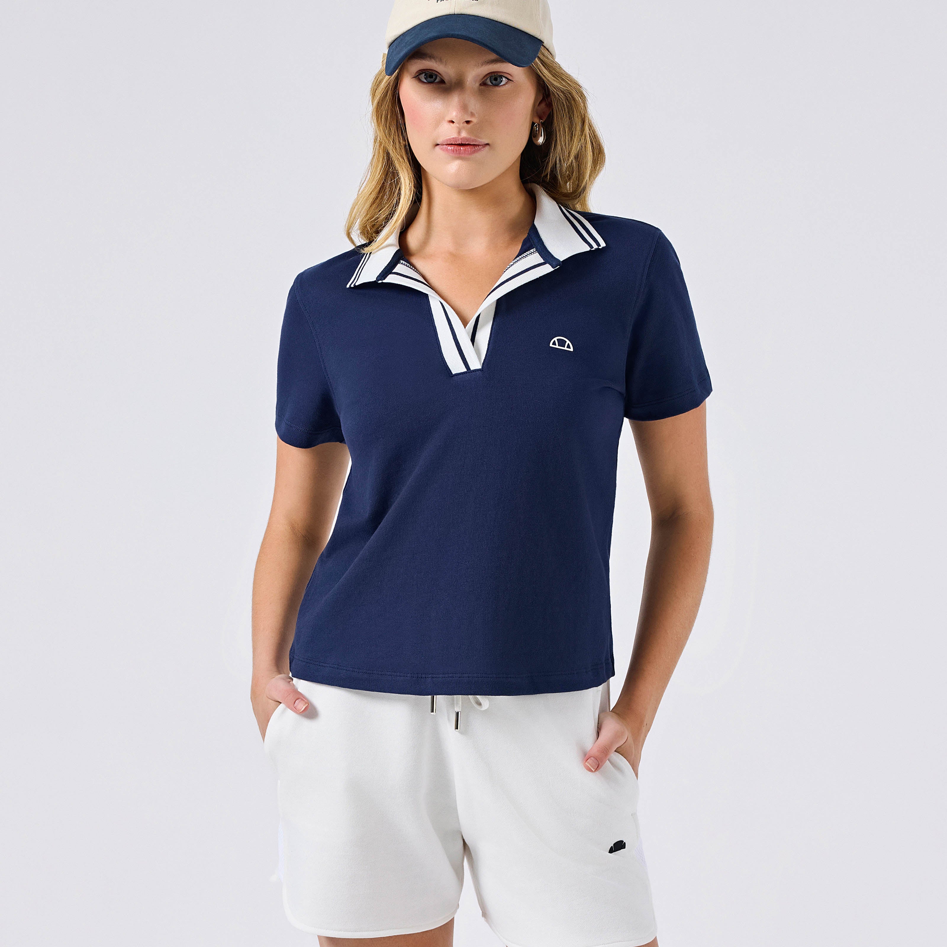 Ellesse Polo Yaka Kadın Tişört 6SF5004-NV