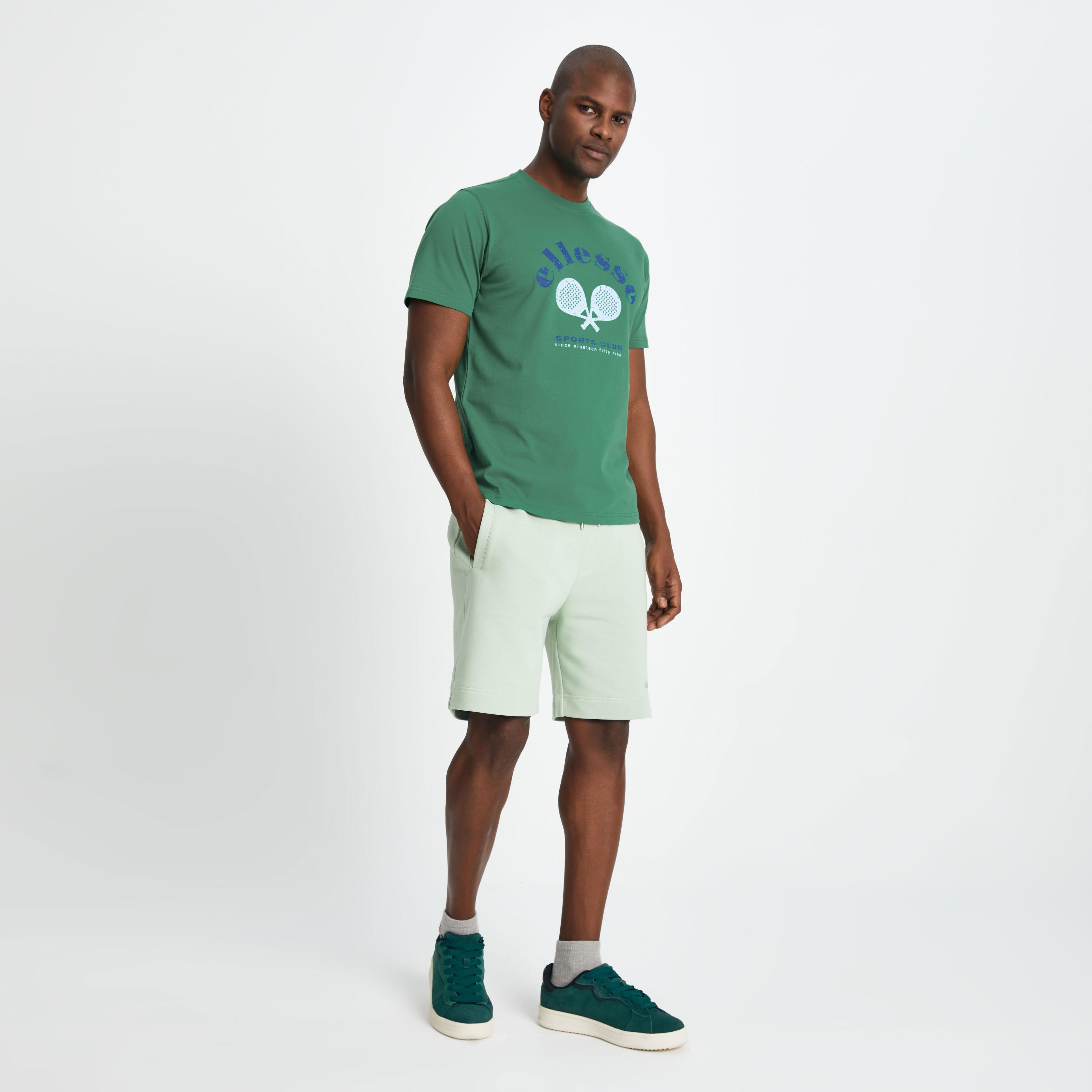 Ellesse Erkek Tişört EM183-GRN