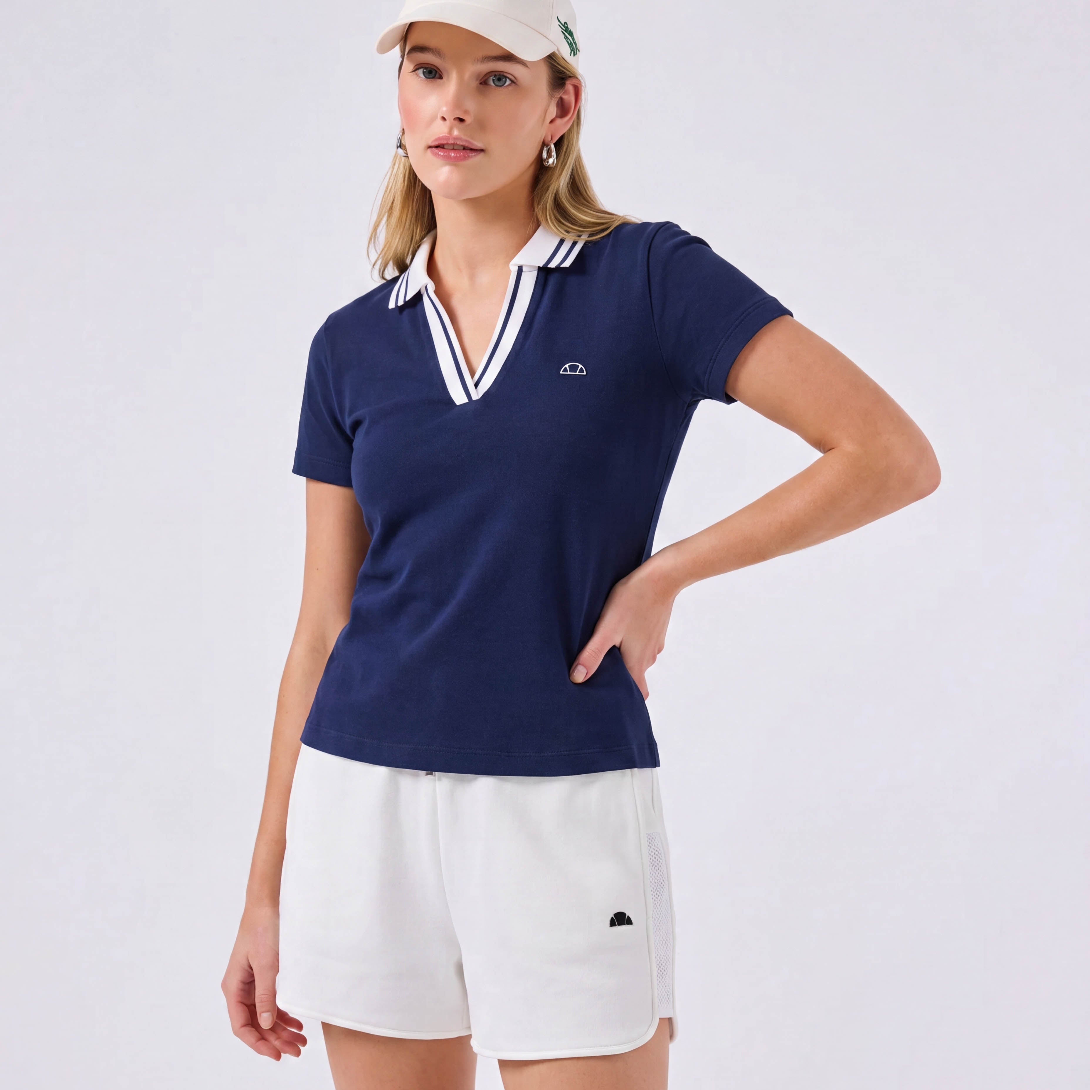 Ellesse Polo Yaka Kadın Tişört 6SF5004-NV