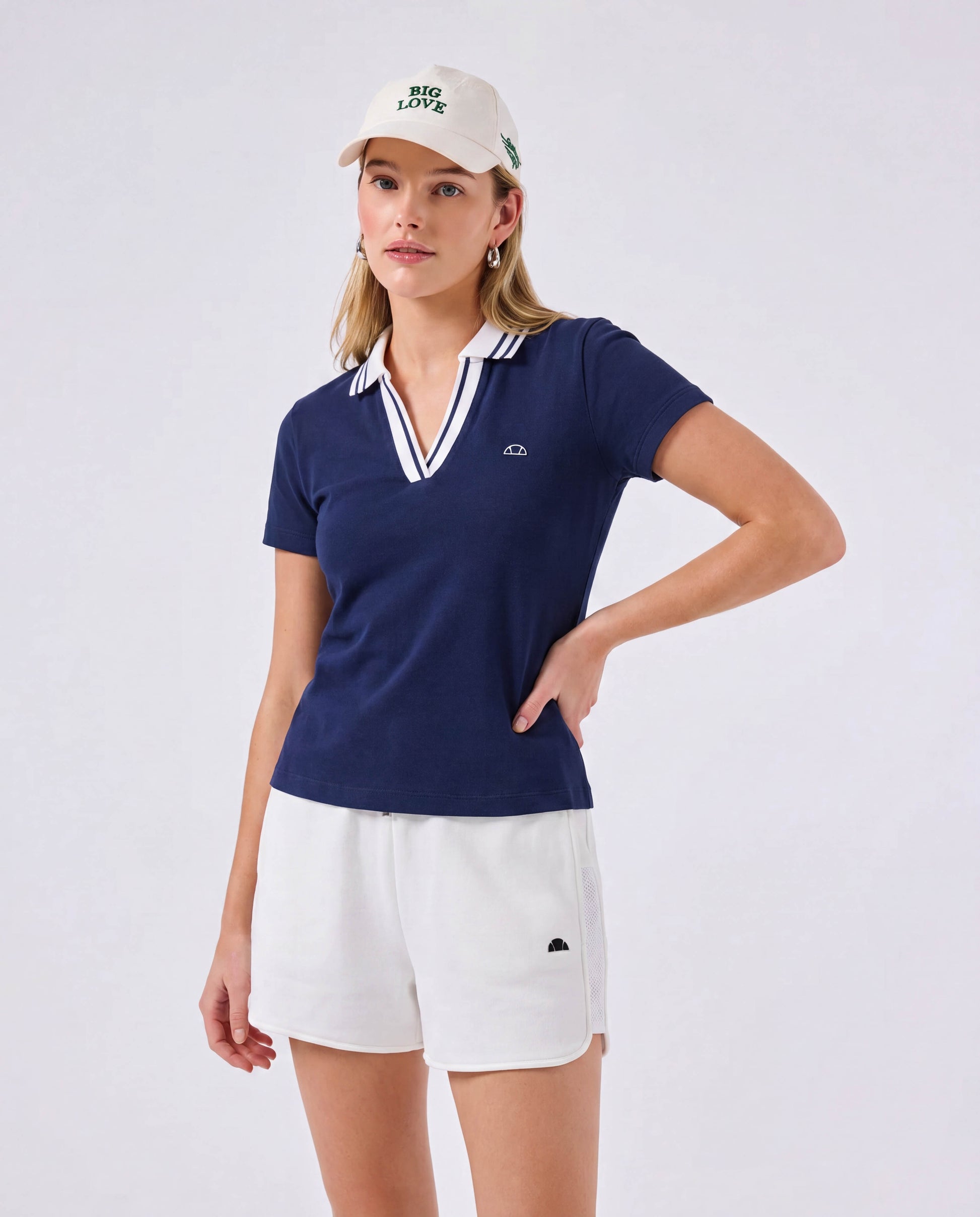 Ellesse Polo Yaka Kadın Tişört 6SF5004-NV