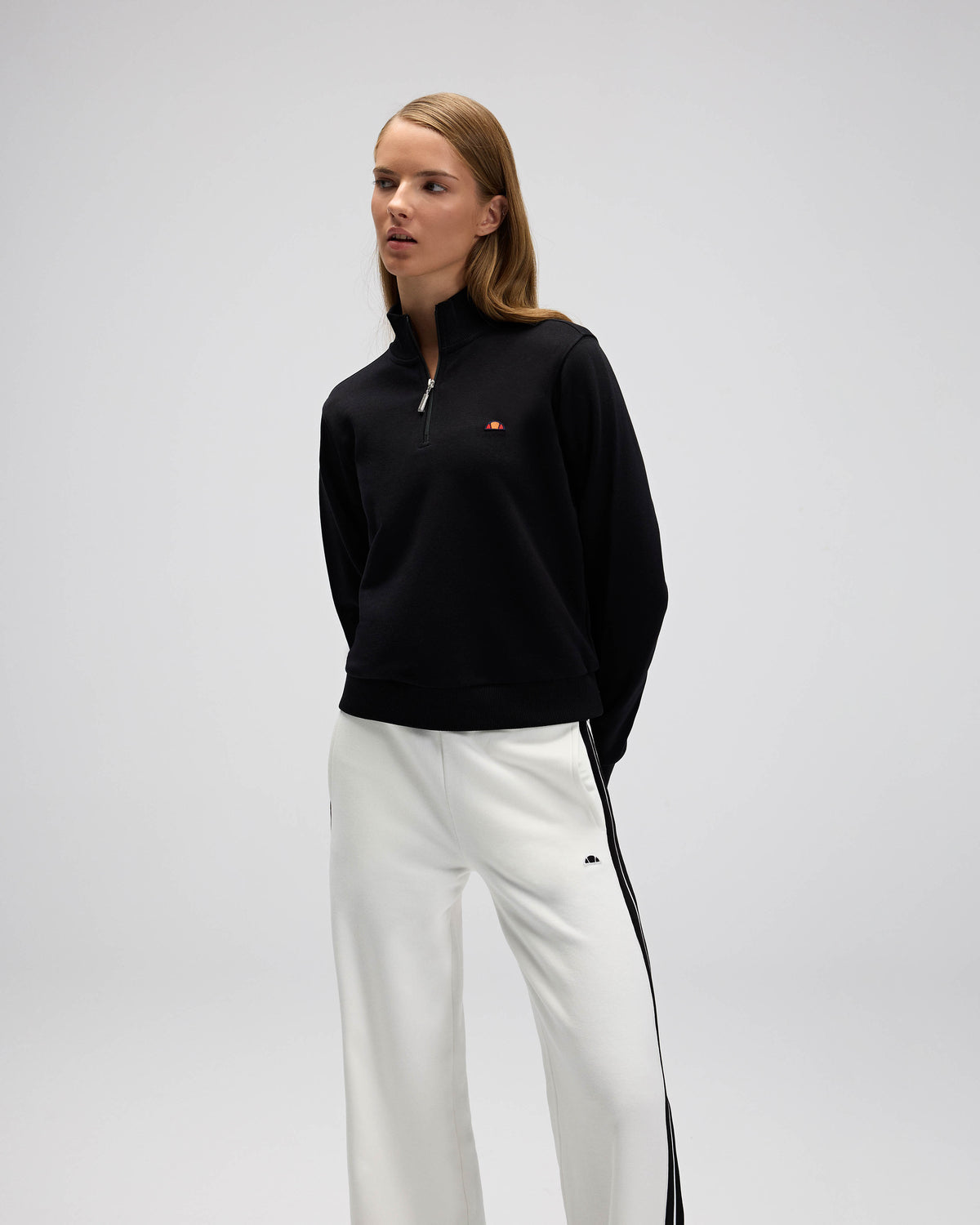 Ellesse Yarım Fermuarlı Kadın Sweatshirt 5WF3557-BK
