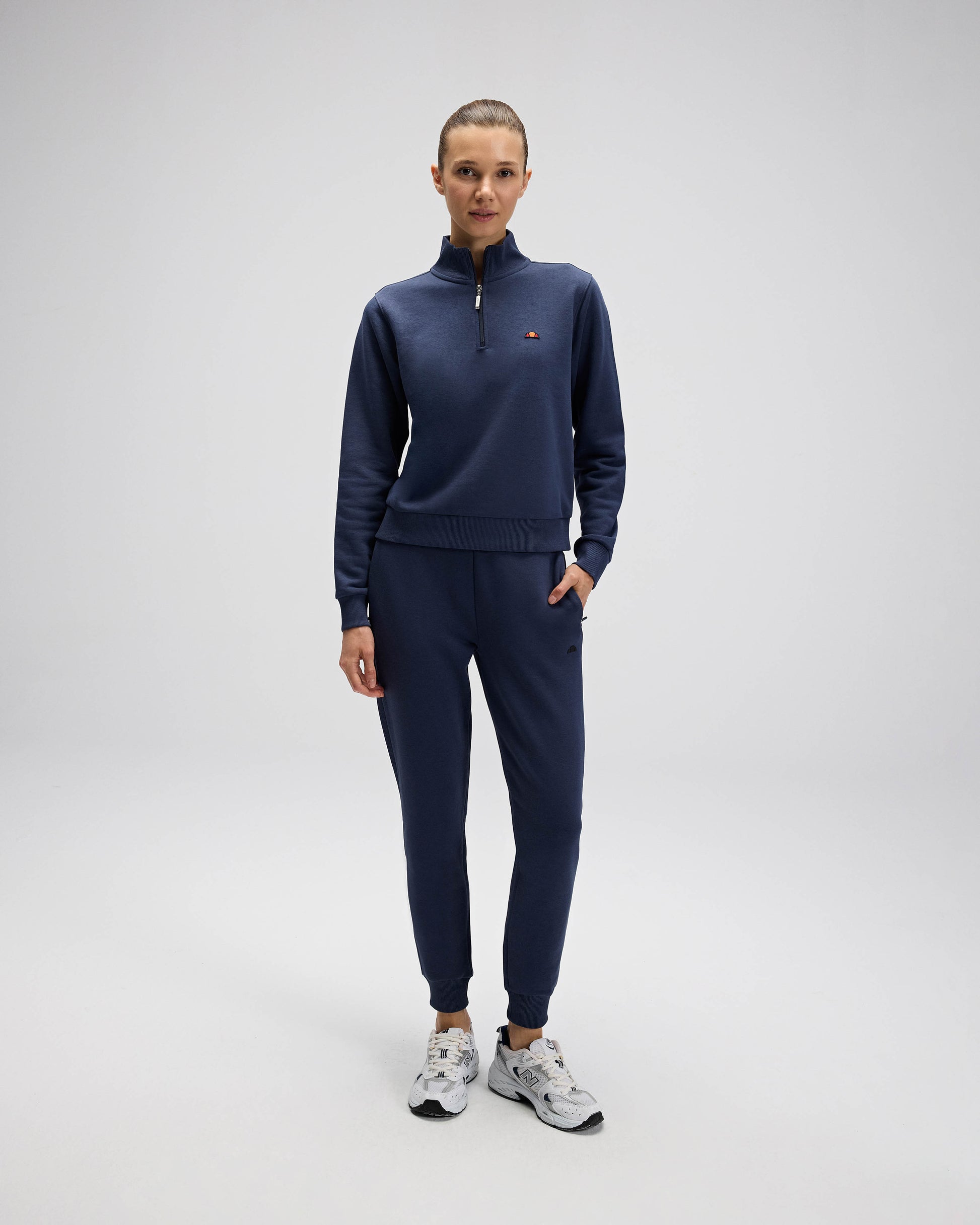 Ellesse Kadın Yarım Fermuarlı Sweat EF557-NV