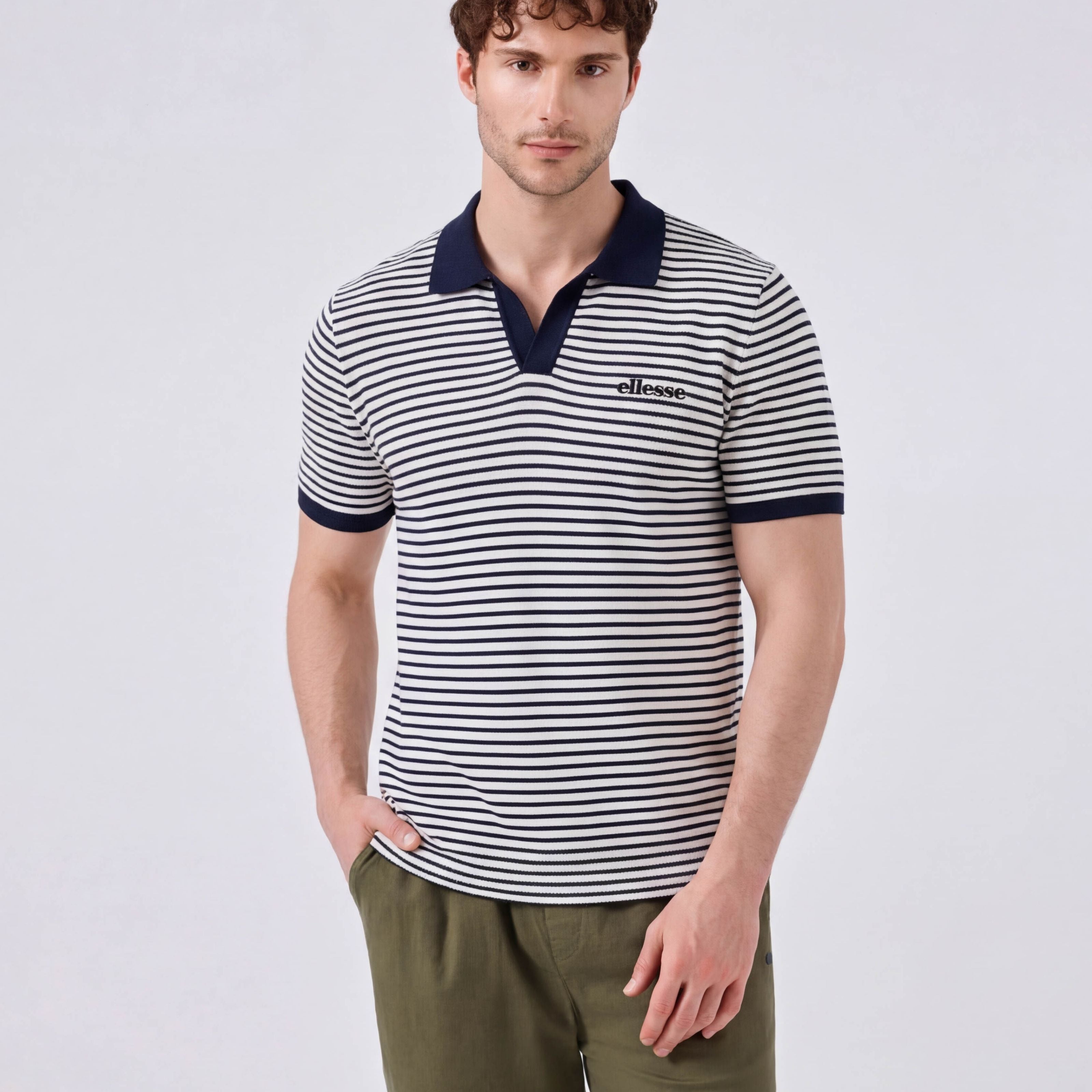 Ellesse Polo Yaka Erkek Tişört 6SM5019-NV