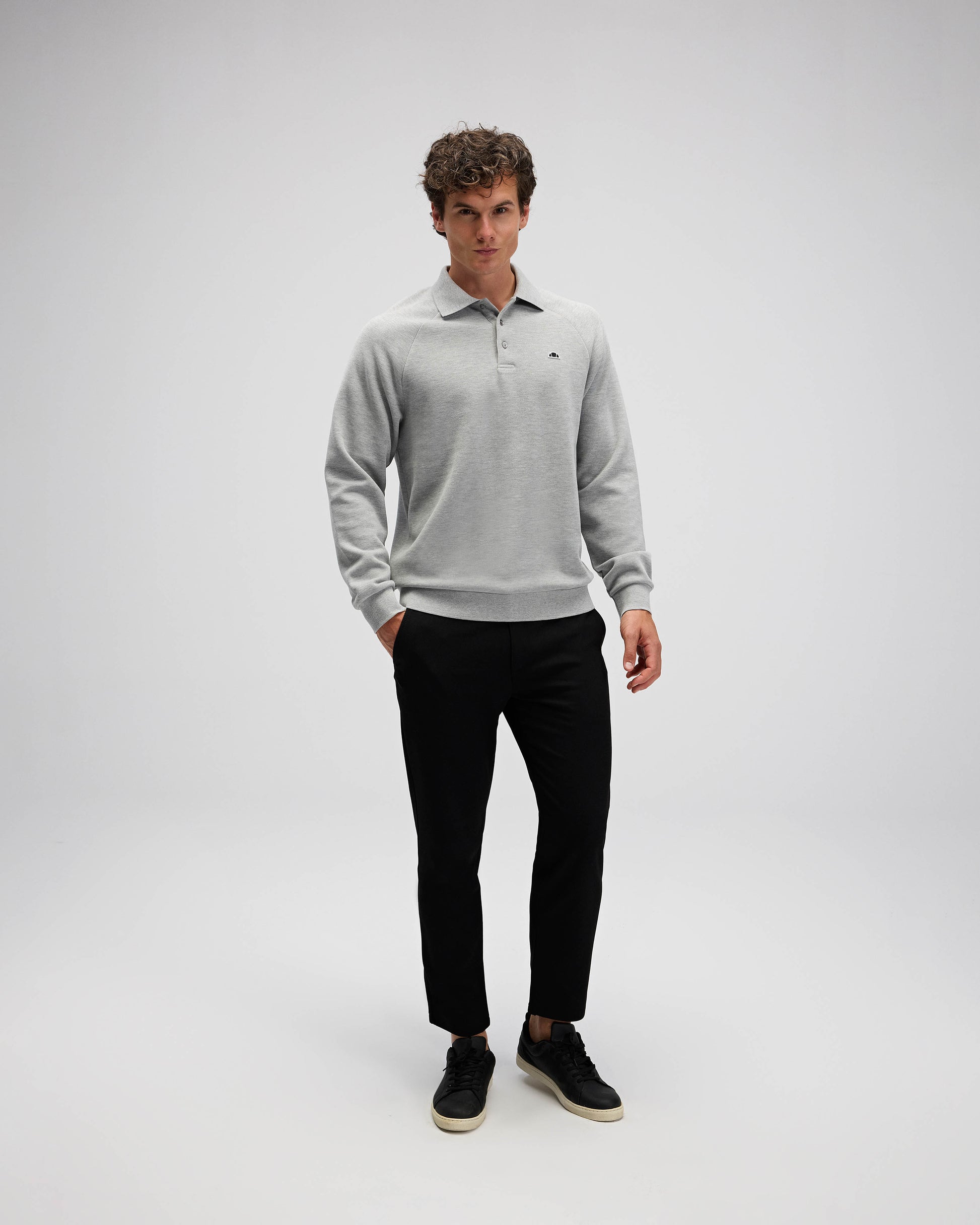 Ellesse Erkek Polo Sweatshirt EM633-GR