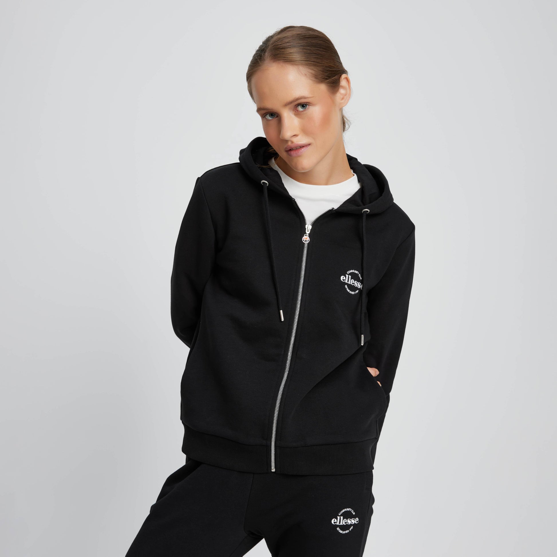 Ellesse Kadın Kapüşonlu Sweatshirt EF038-BK