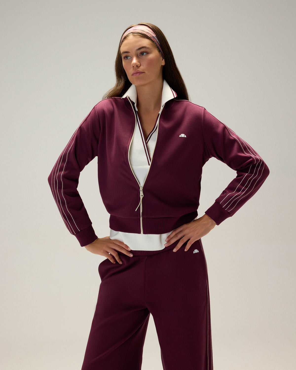 Ellesse Fermuarlı Kadın Sweatshirt 6WF1023-BRD