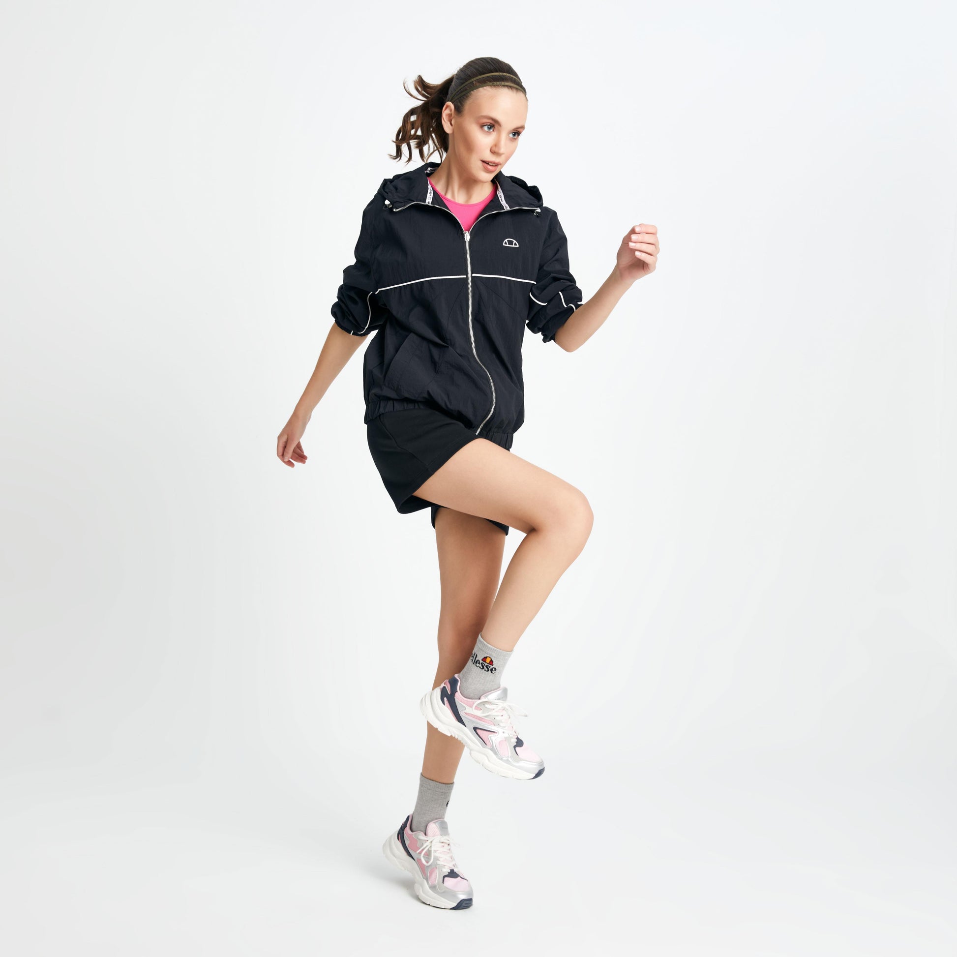 Ellesse Kadın Fermuarlı Ceket EF100-BK