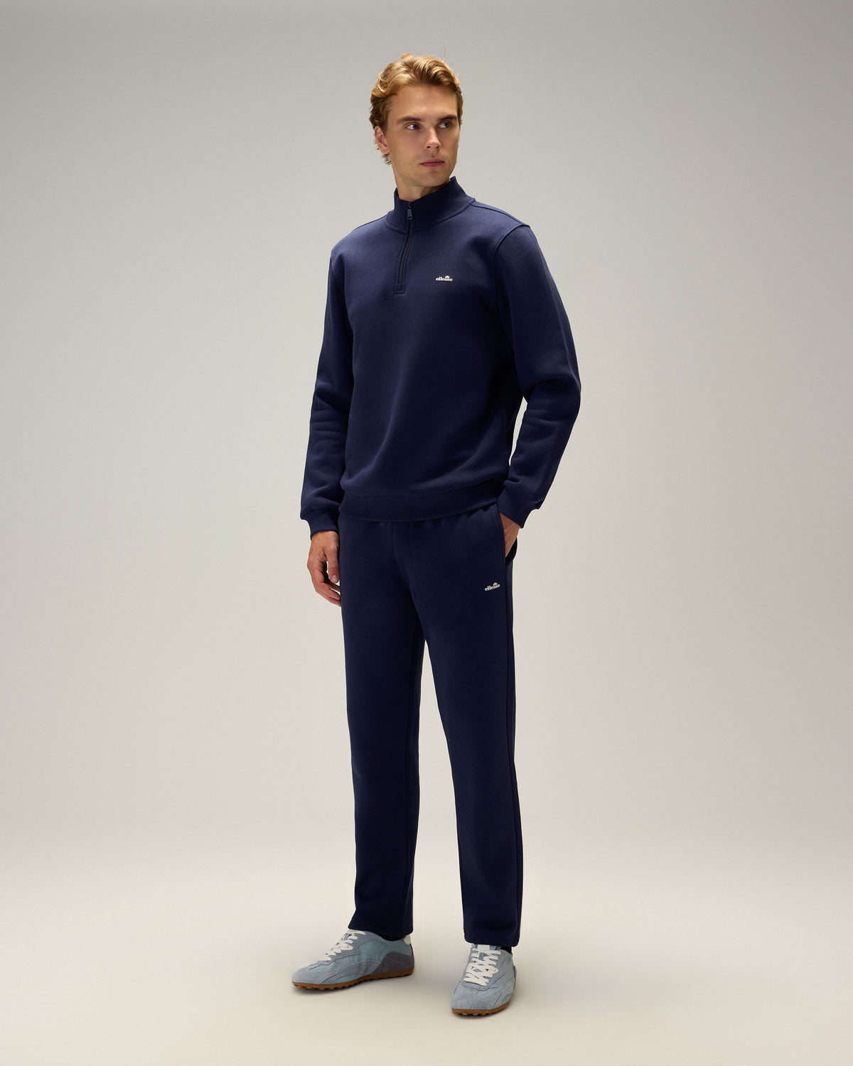 Ellesse Fermuarlı Erkek Sweatshirt 6wm1010-Nv