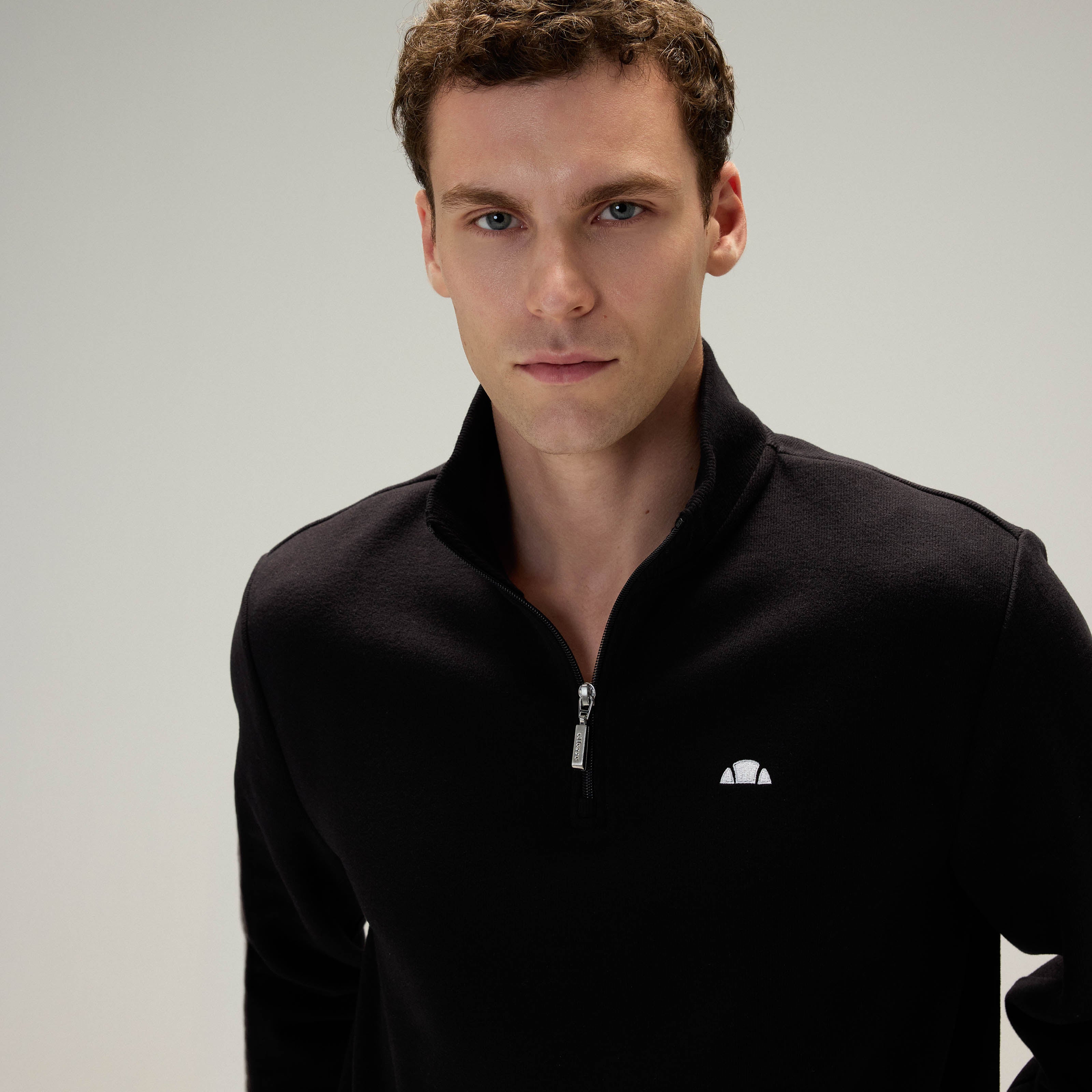 Ellesse Yarım Fermuarlı Erkek Sweatshirt 5WM1603-BK