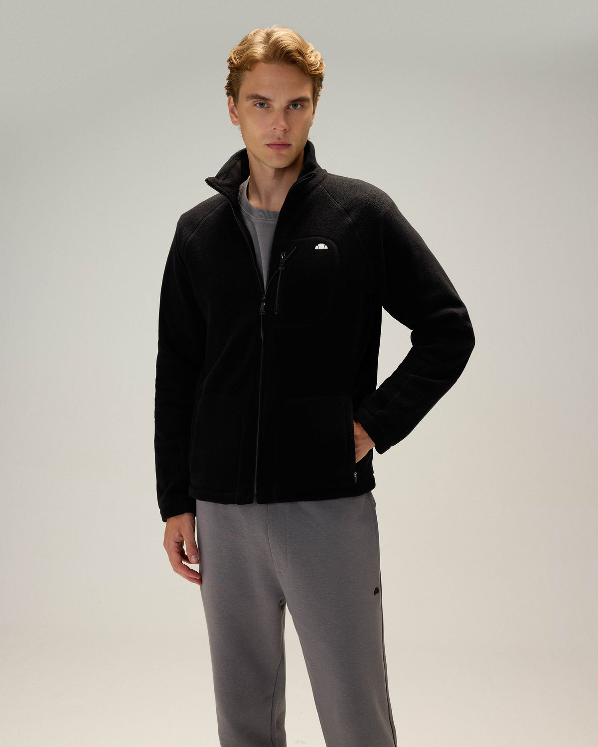 Ellesse Fermuarlı Erkek Sweatshirt 6wm1024-Bk