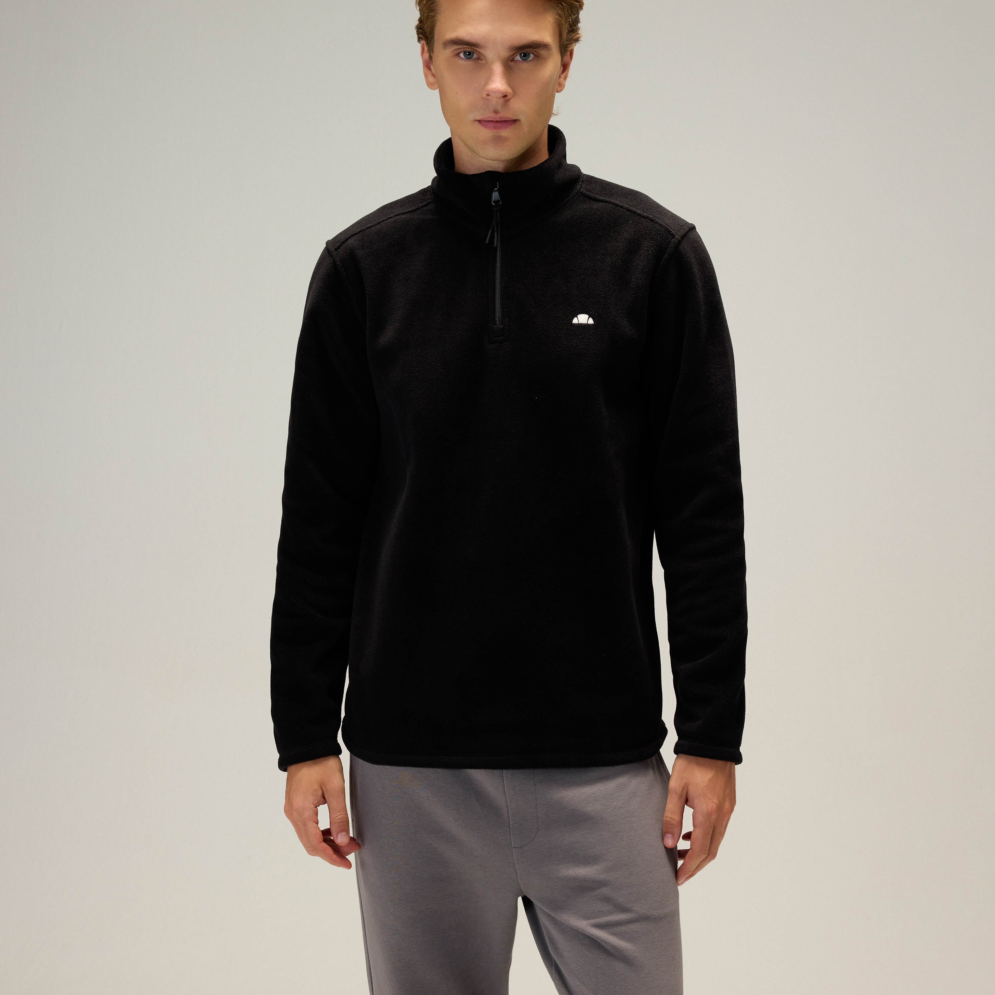 Ellesse Yarım Fermuarlı Erkek Sweatshirt 6wm1023-Bk