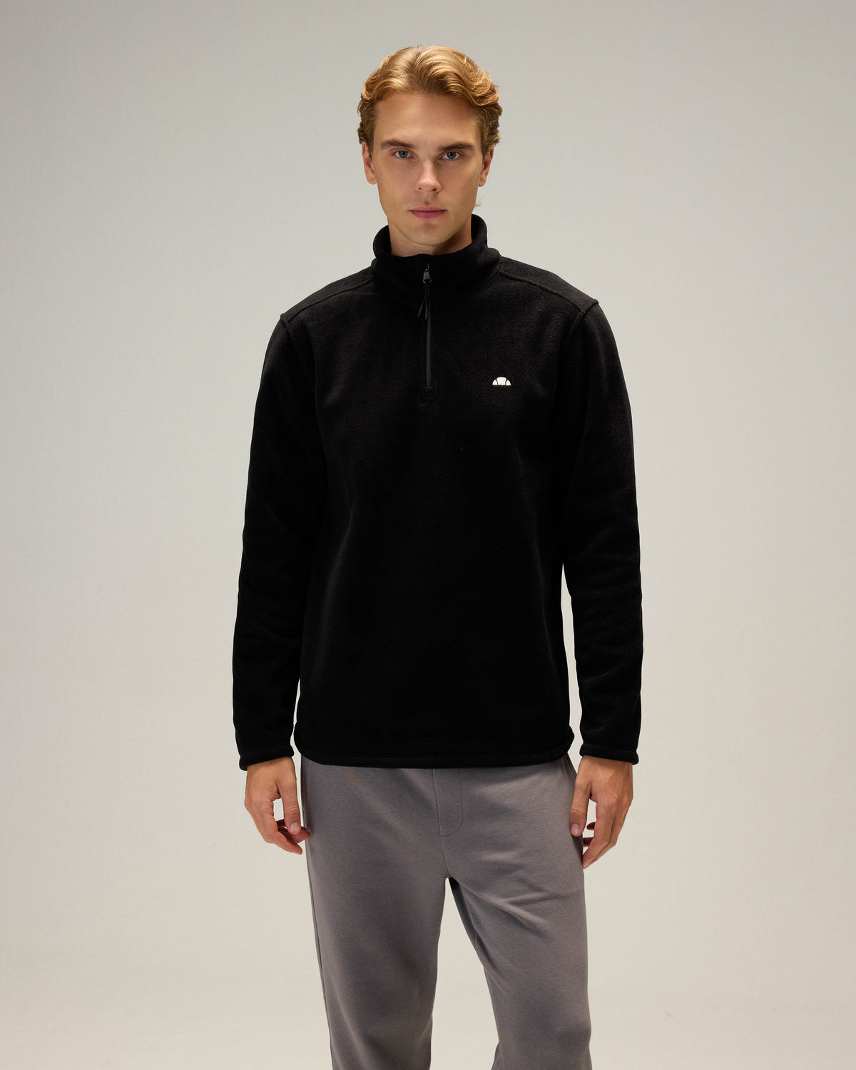 Ellesse Yarım Fermuarlı Erkek Sweatshirt 6wm1023-Bk