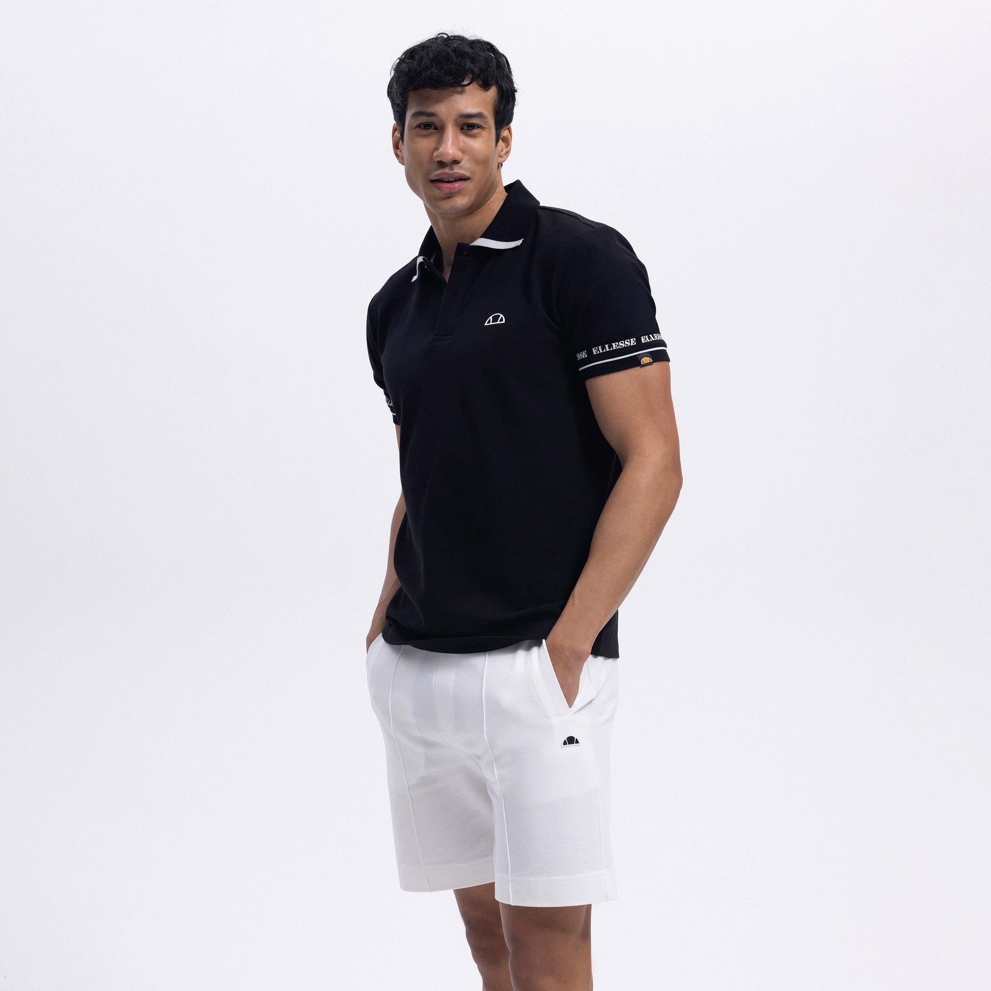Ellesse Erkek Polo Yaka Tişört EM375-BK