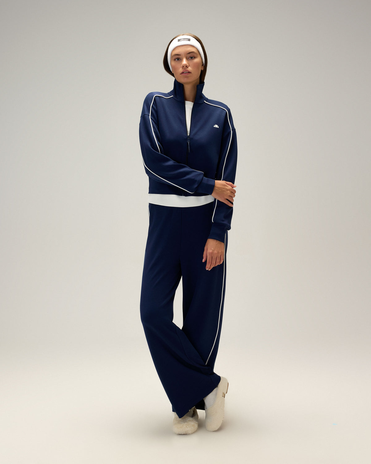 Ellesse Fermuarlı Kadın Sweatshirt 6wf1019-Nv