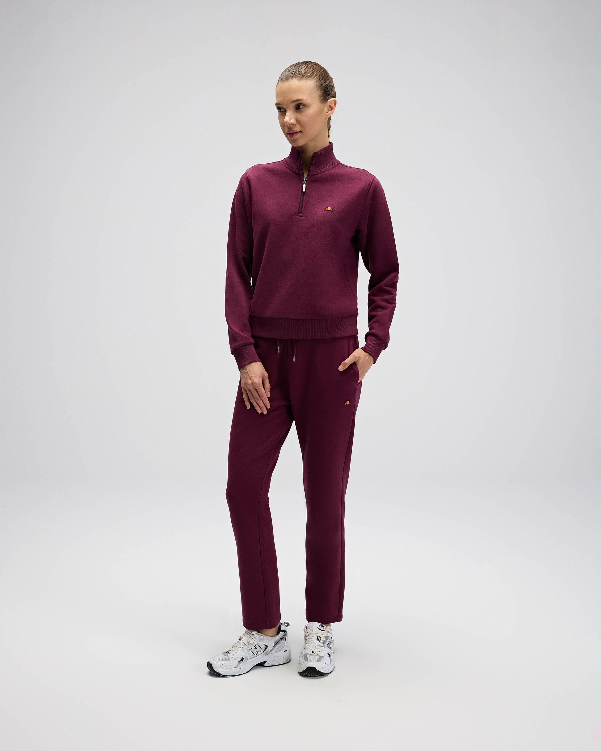 Ellesse Kadın Yarım Fermuarlı Sweat EF557-BRD
