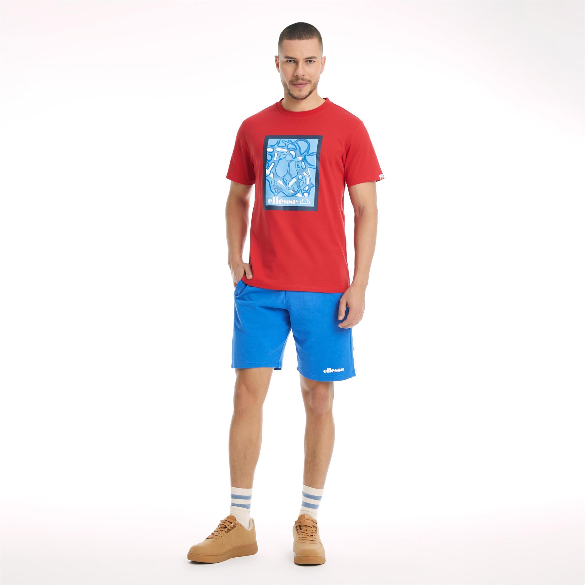 Ellesse Erkek Kırmızı Tişört EM024-RD