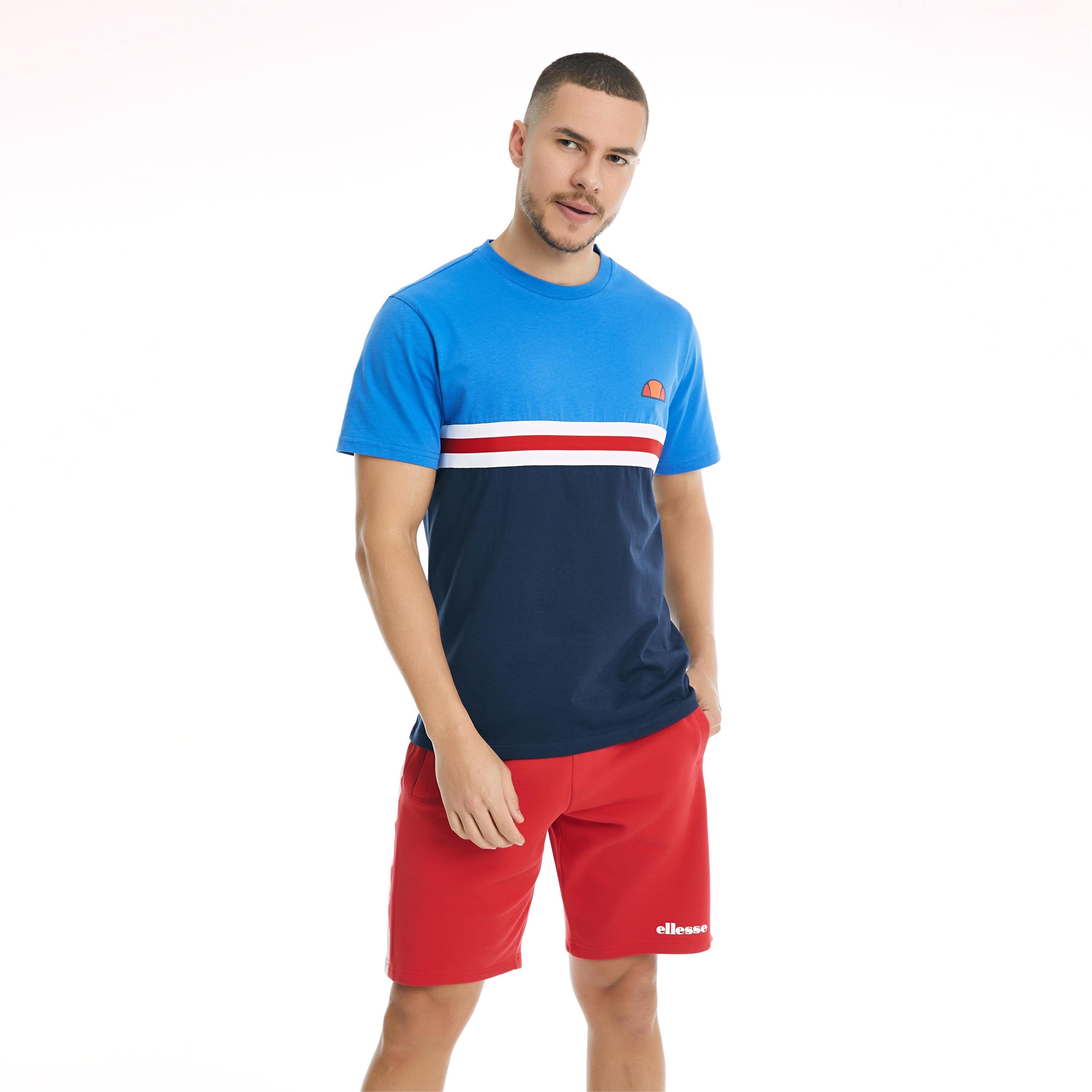 Ellesse Erkek Sax Mavi Tişört EM006-SBL