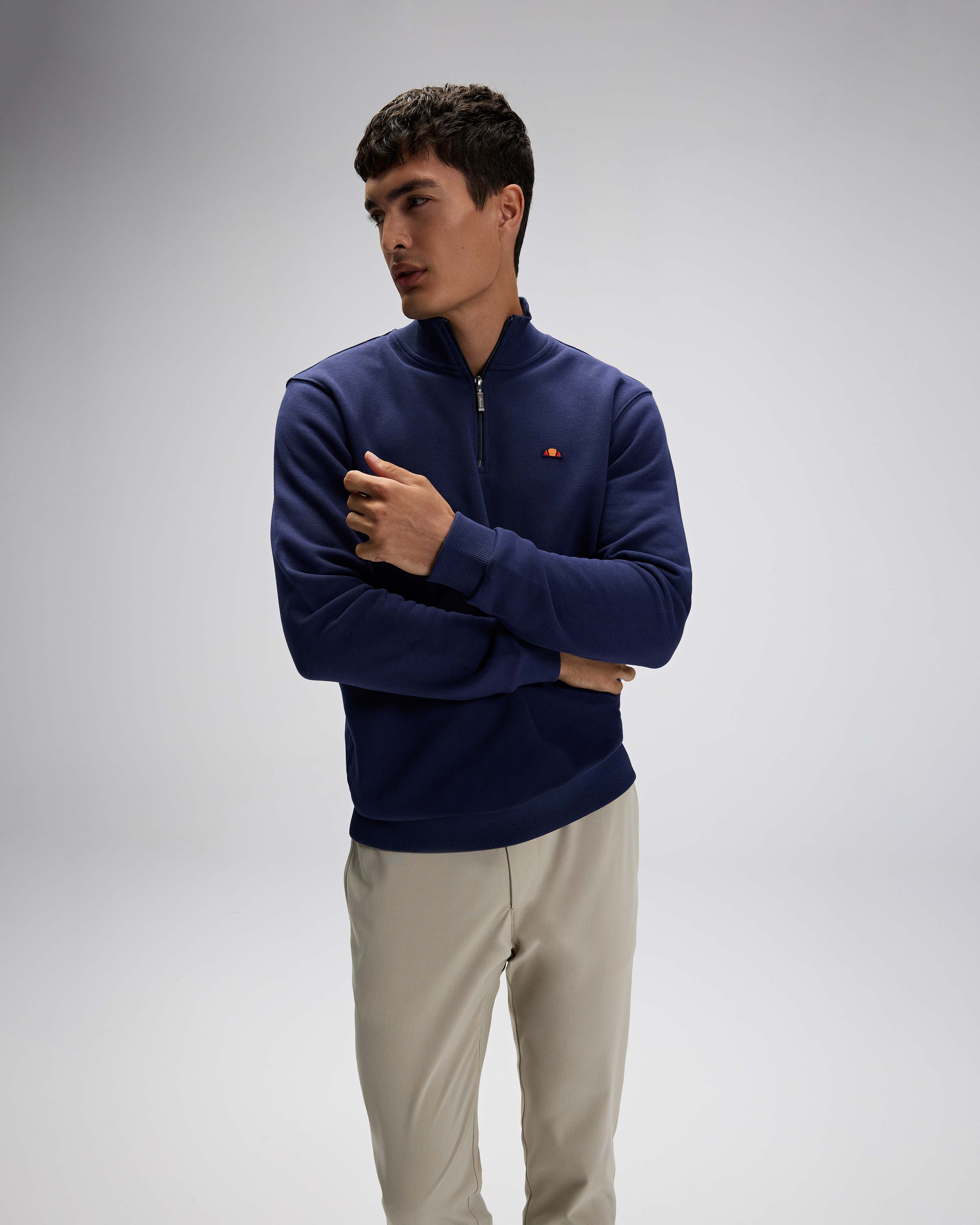 Ellesse Erkek Yarım Fermuarlı Sweat EM580-NV – ellesse